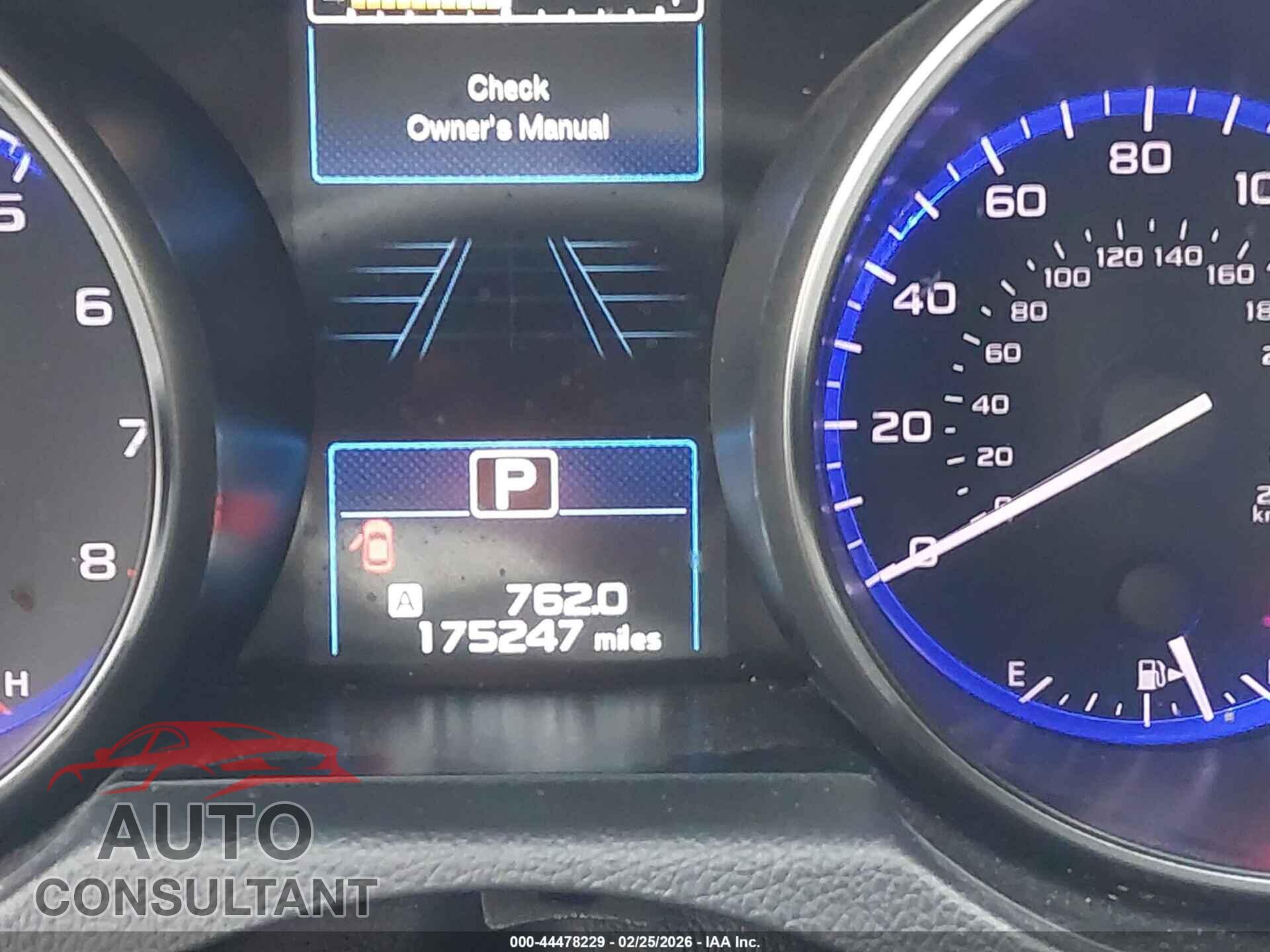 SUBARU OUTBACK 2018 - 4S4BSETC2J3287262