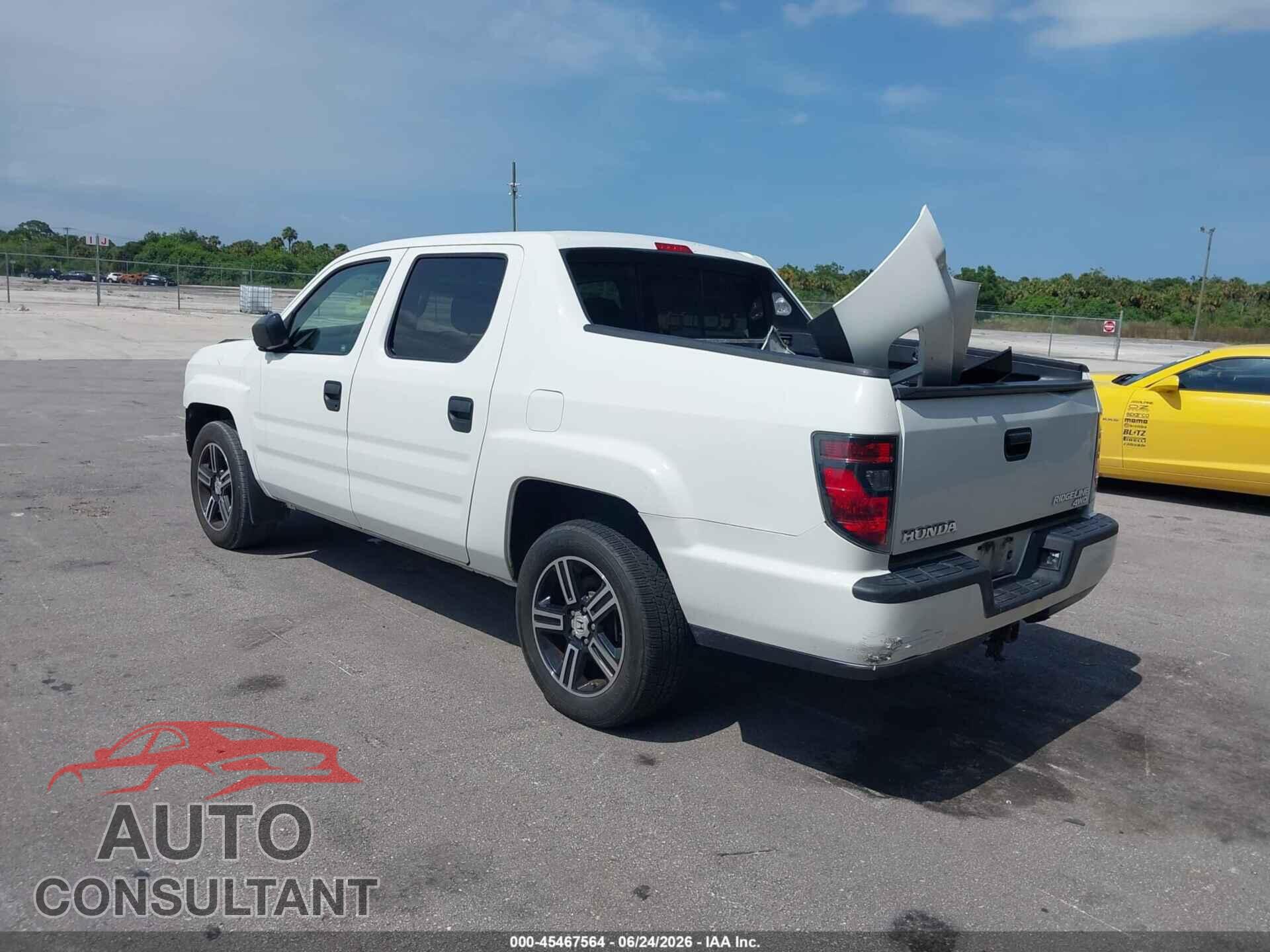 HONDA RIDGELINE 2012 - 5FPYK1F77CB453343