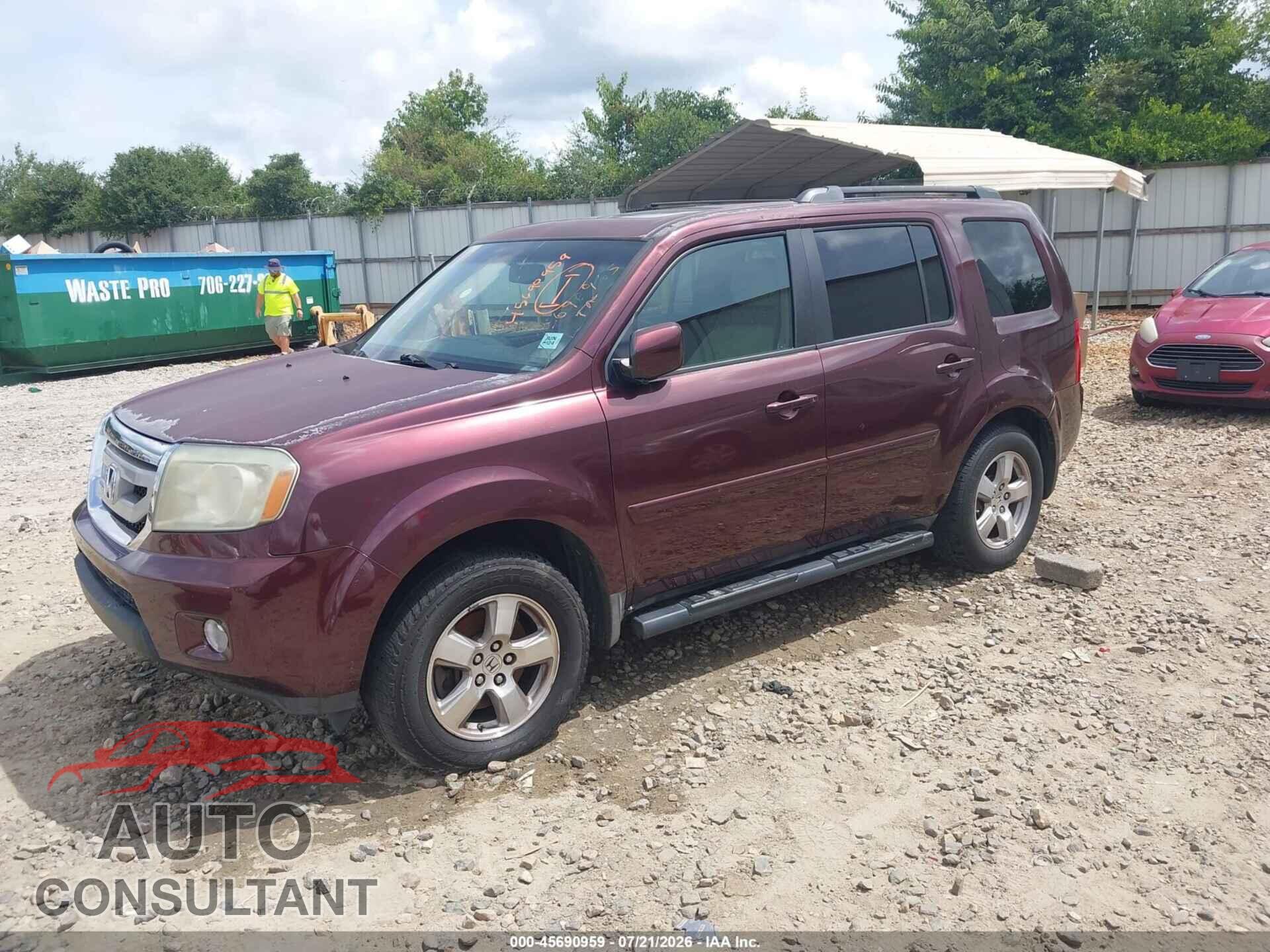 HONDA PILOT 2009 - 5FNYF38539B001029
