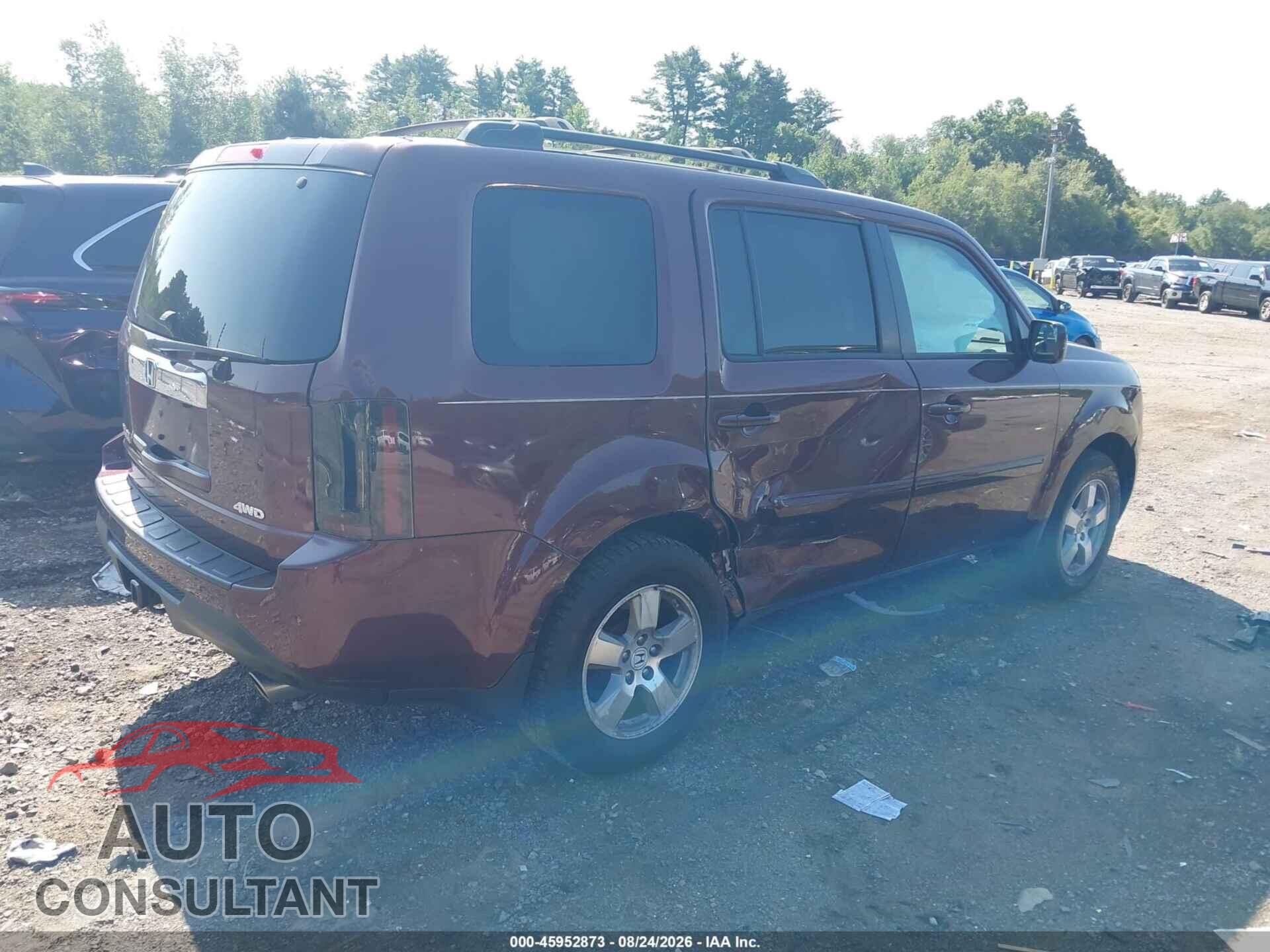 HONDA PILOT 2012 - 5FNYF4H61CB027716