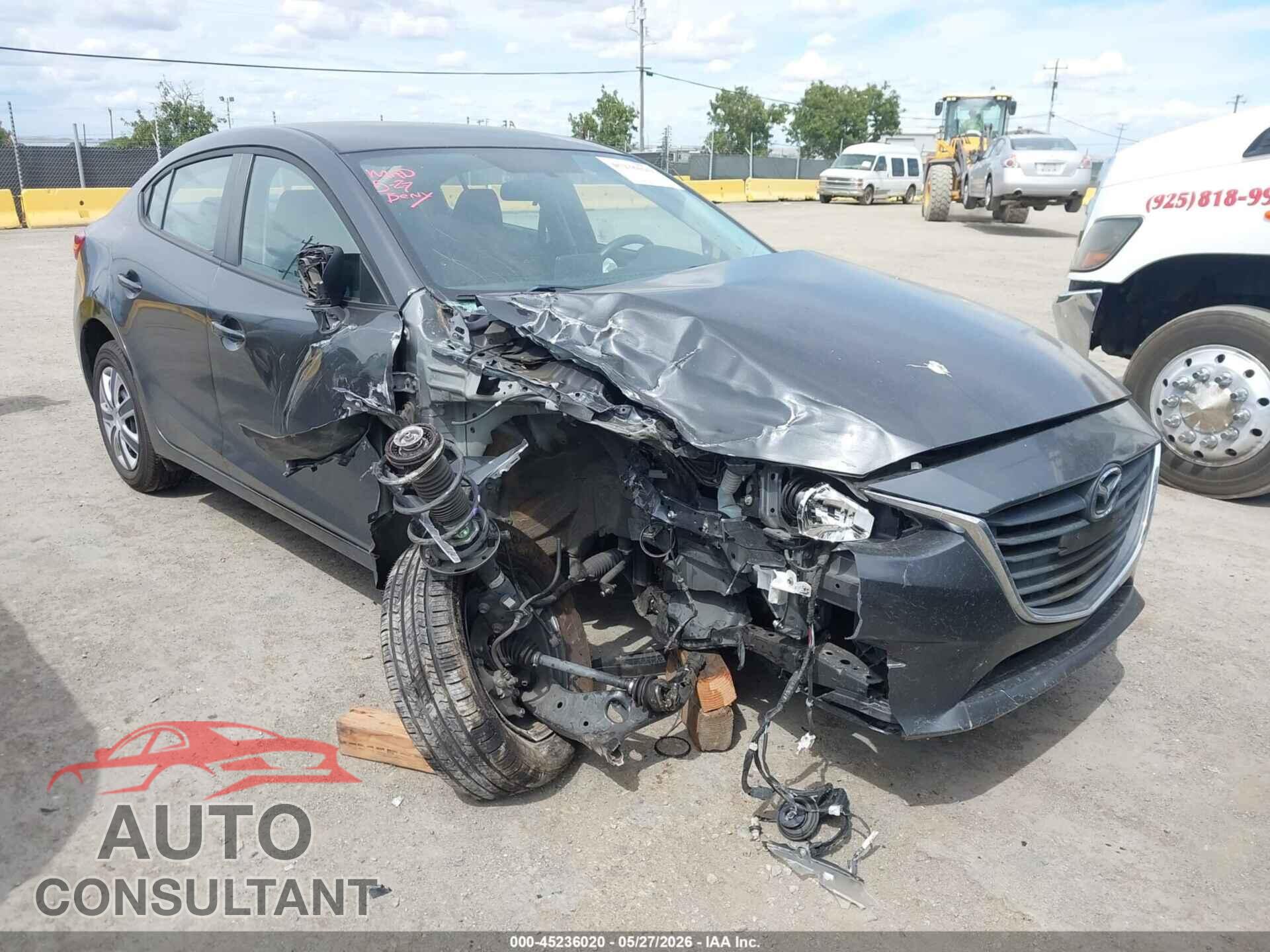 MAZDA MAZDA3 2016 - JM1BM1T7XG1282406