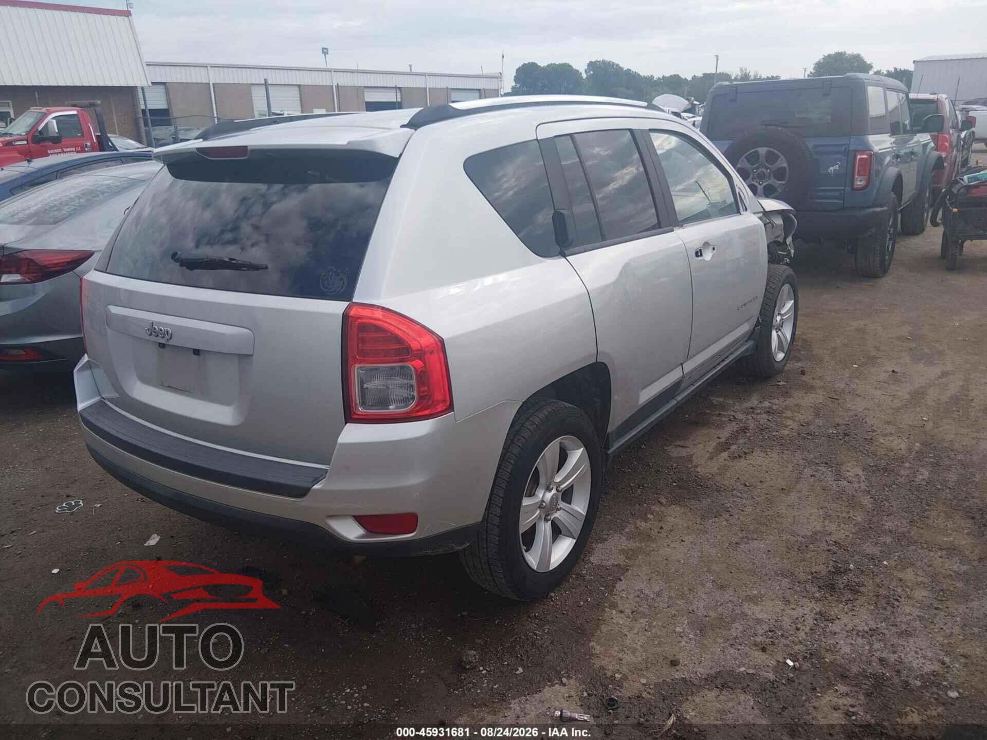JEEP COMPASS 2012 - 1C4NJCBA8CD657250