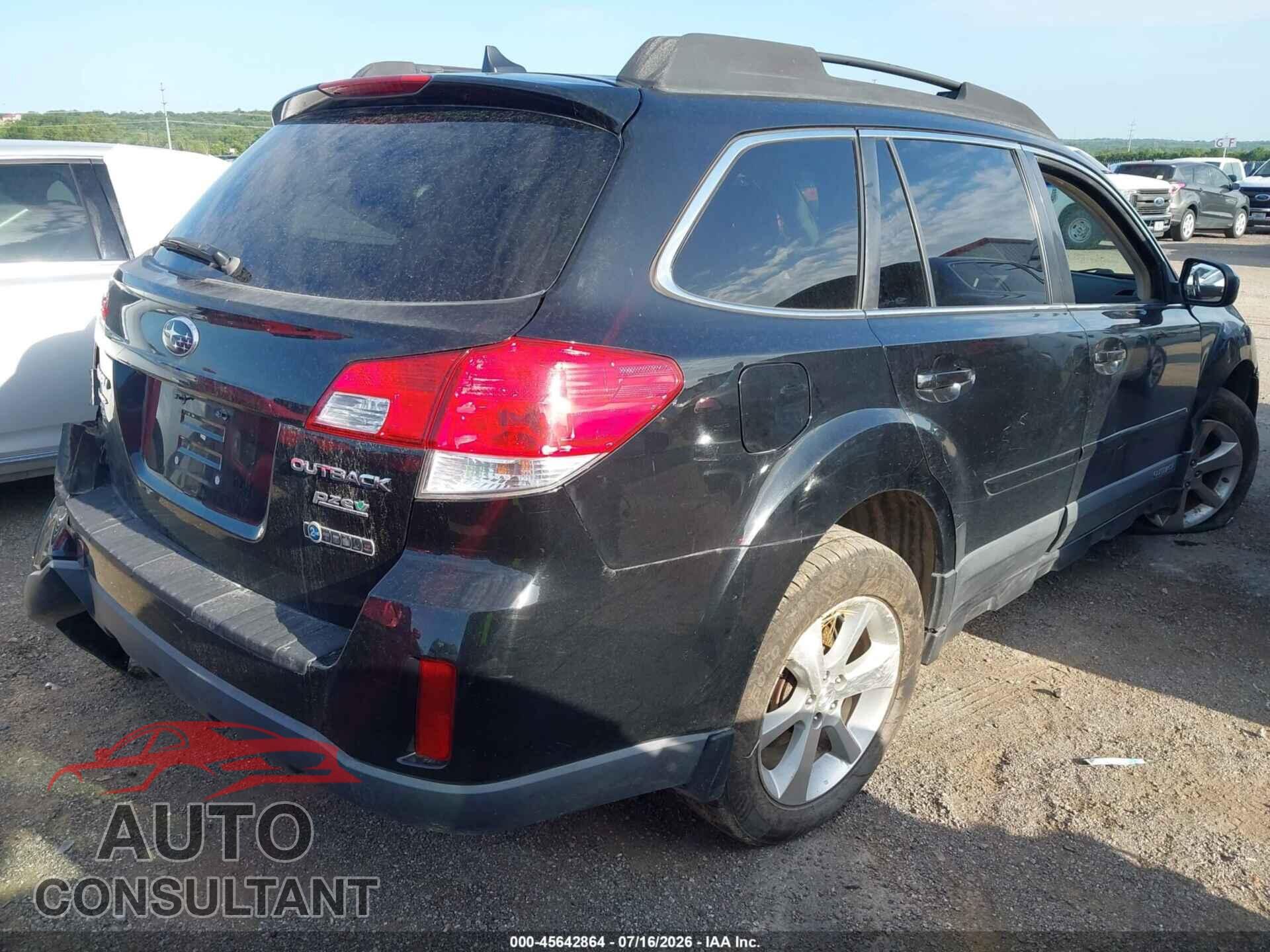 SUBARU OUTBACK 2014 - 4S4BRBLC0E3296980
