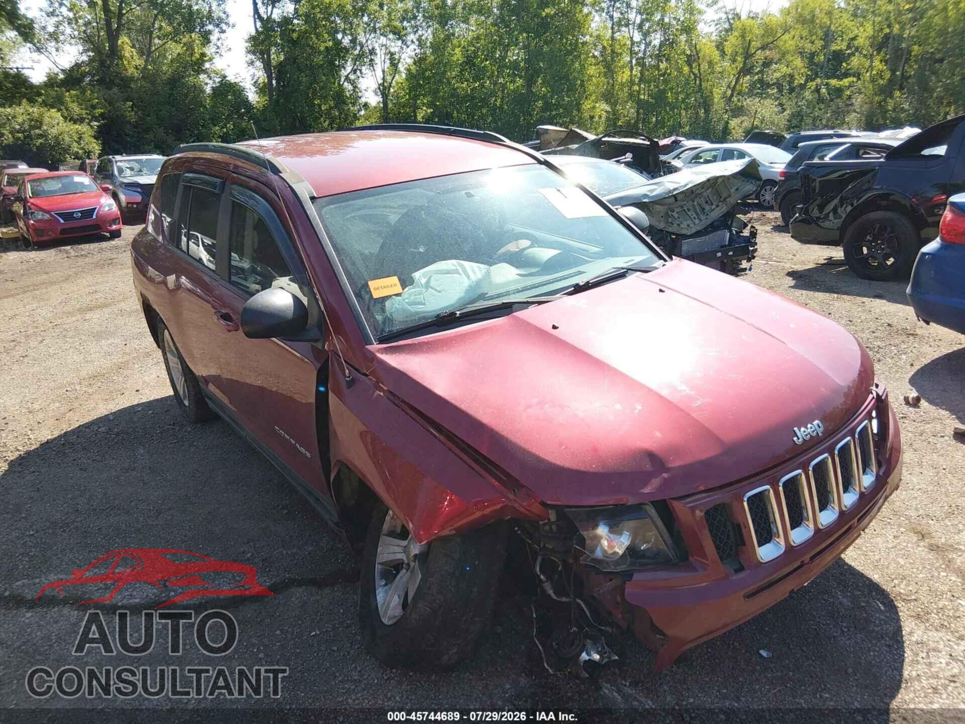 JEEP COMPASS 2014 - 1C4NJDBB3ED567716