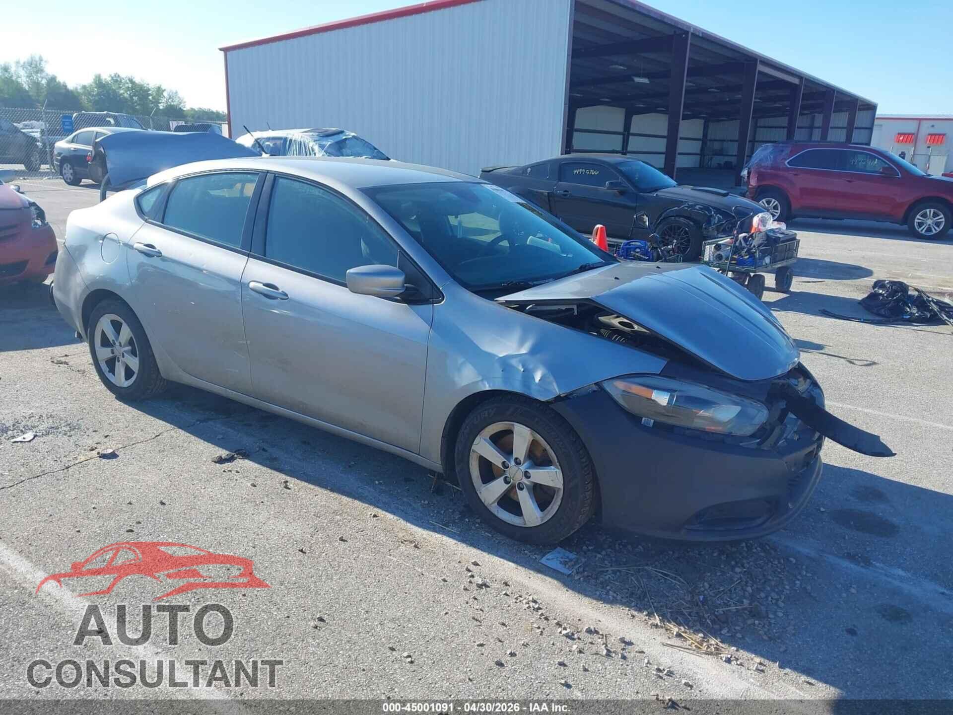 DODGE DART 2015 - 1C3CDFBBXFD211554