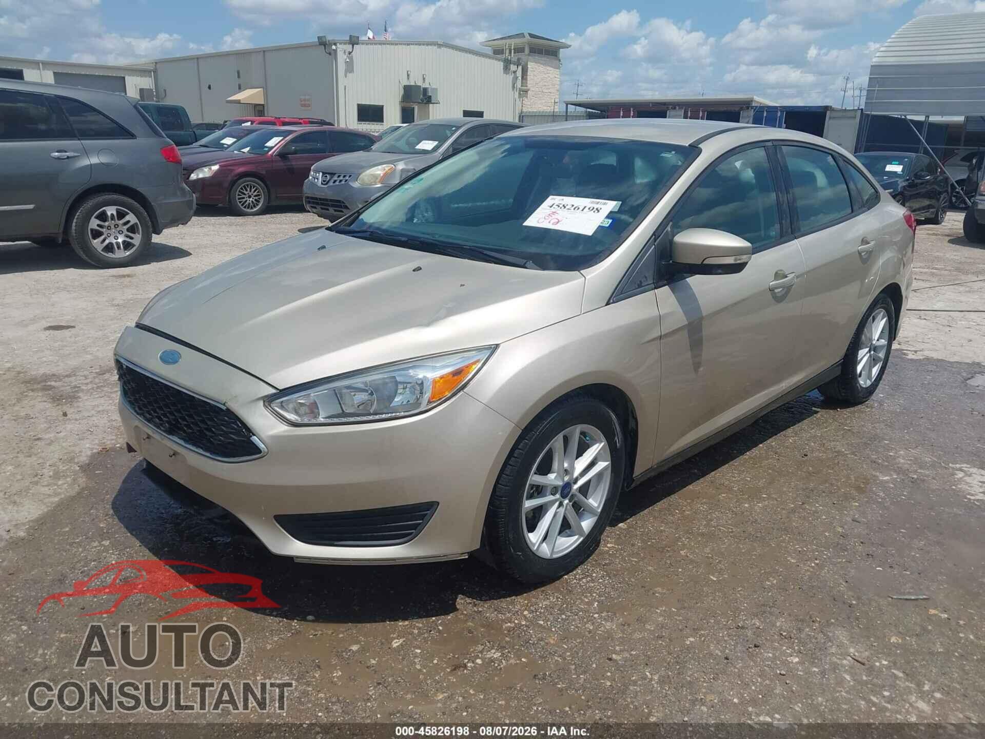 FORD FOCUS 2017 - 1FADP3F2XHL309417