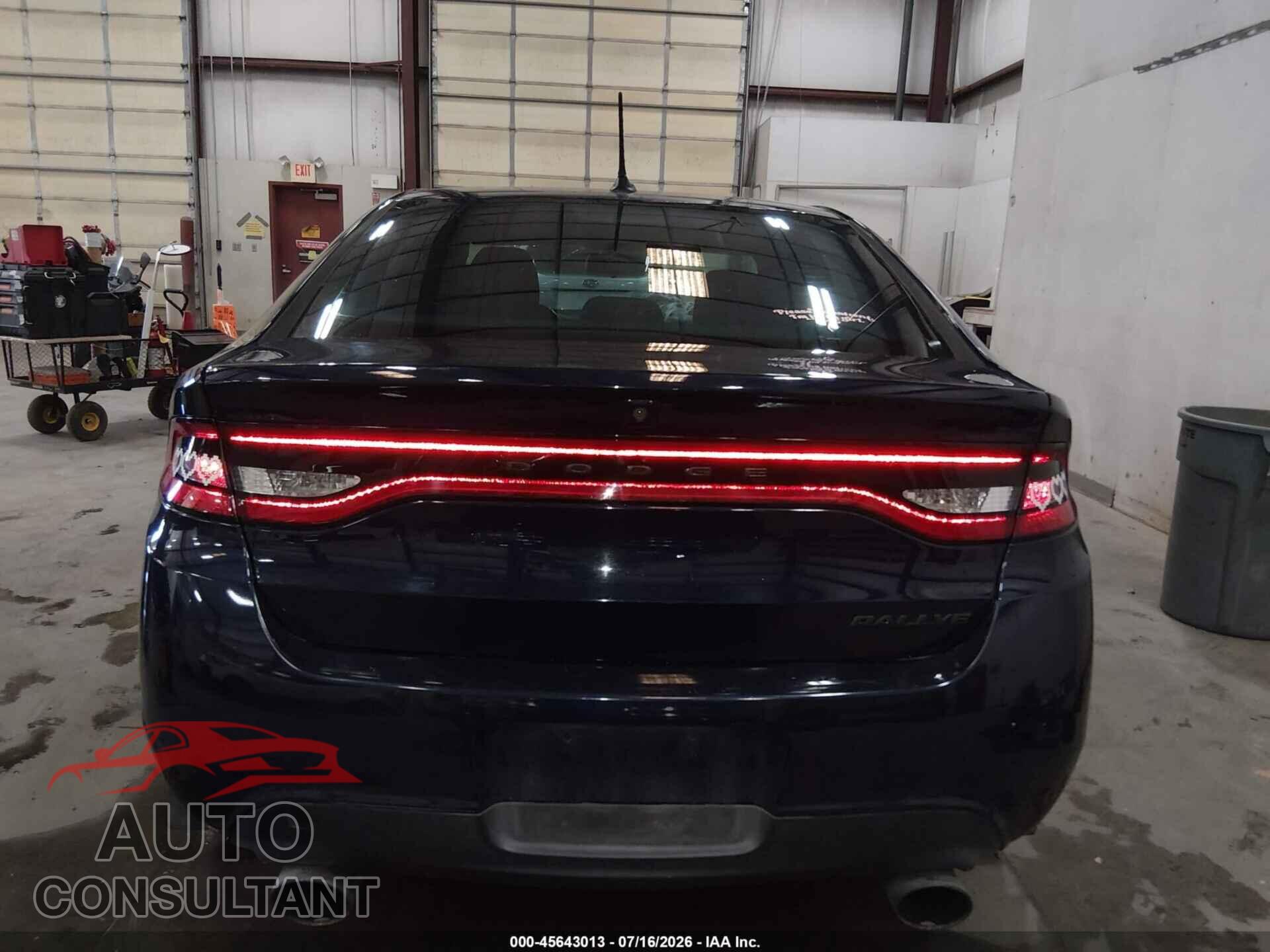 DODGE DART 2015 - 1C3CDFBB4FD410650