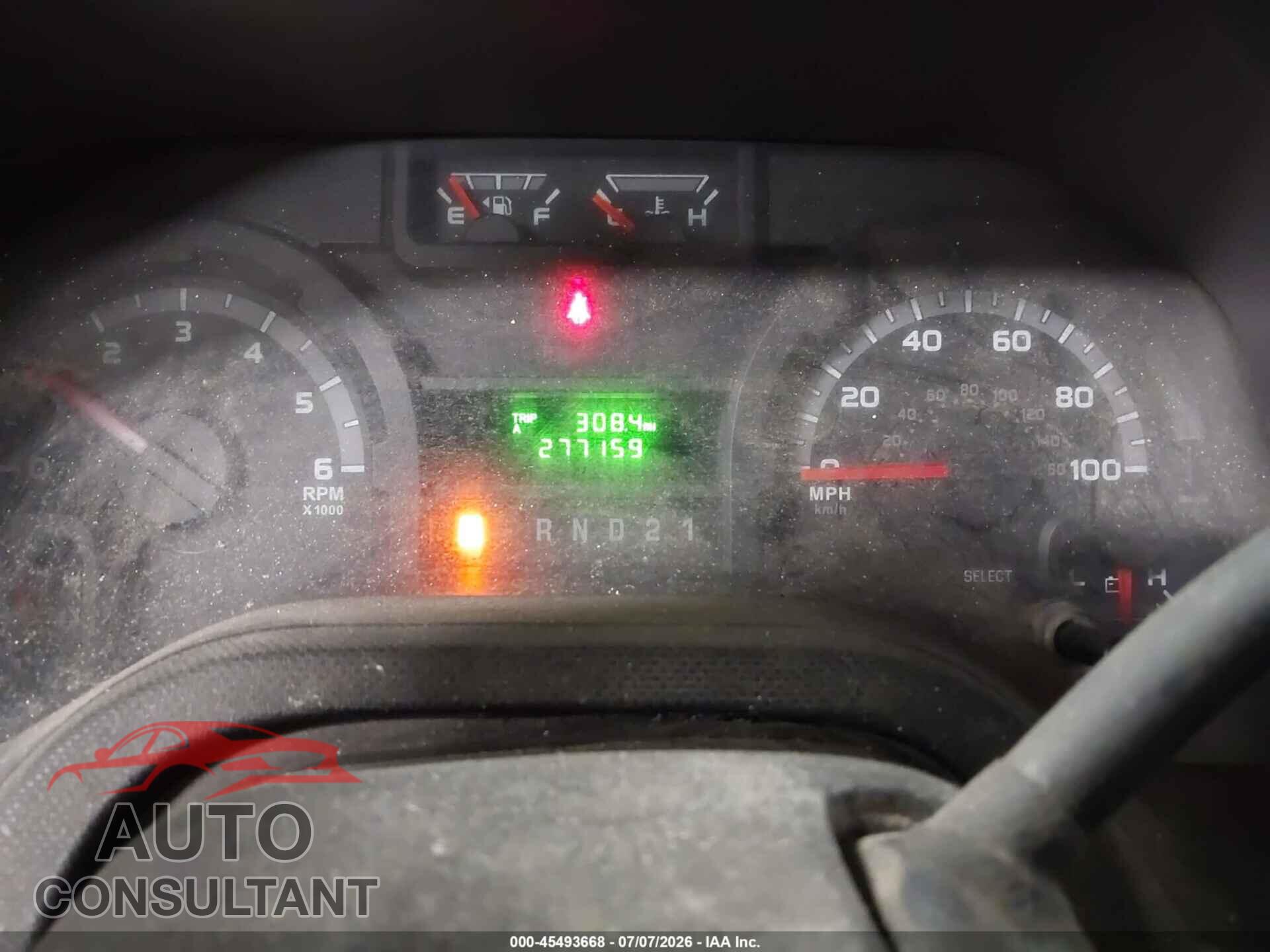 FORD E-250 2012 - 1FTNS2EL0CDA92237