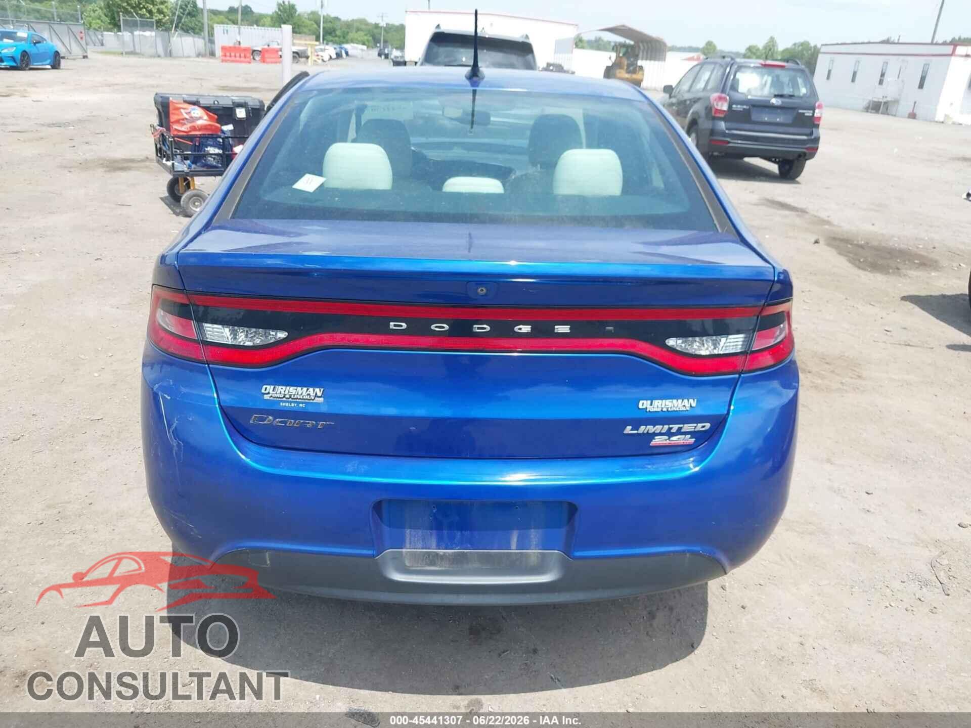 DODGE DART 2014 - 1C3CDFCB7ED773473