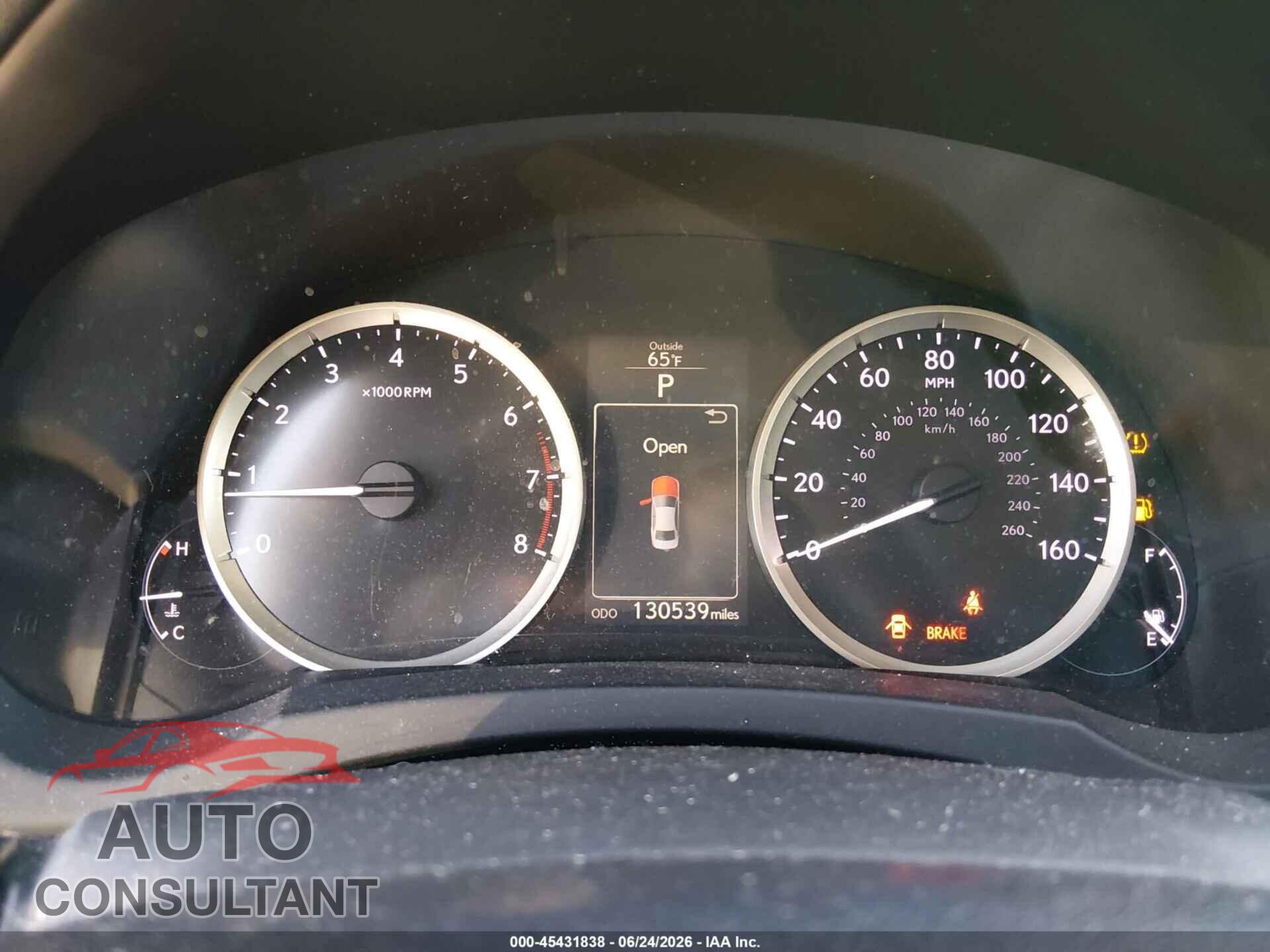 LEXUS IS 250 2015 - JTHCF1D23F5028575