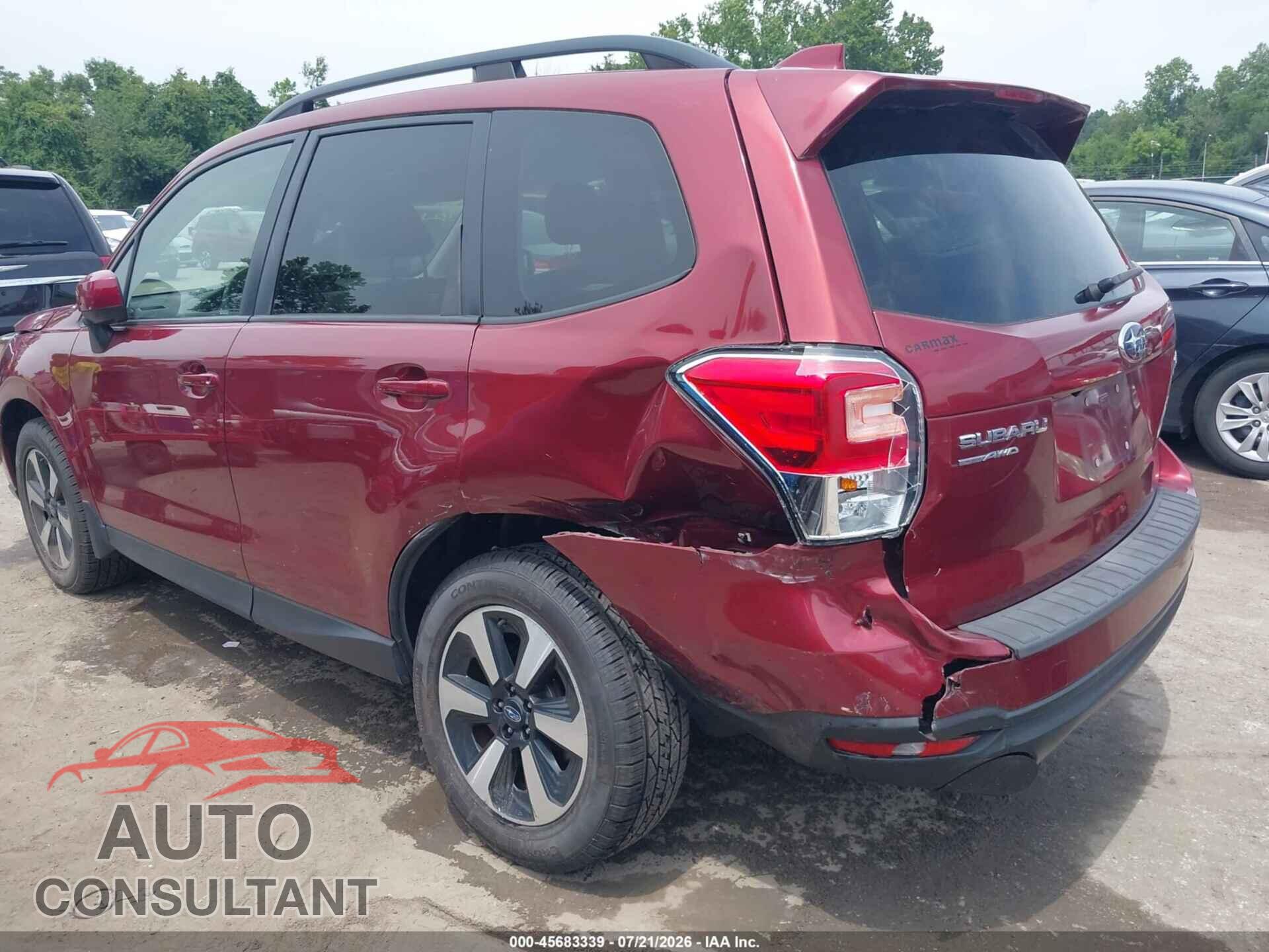 SUBARU FORESTER 2017 - JF2SJAEC0HH514069