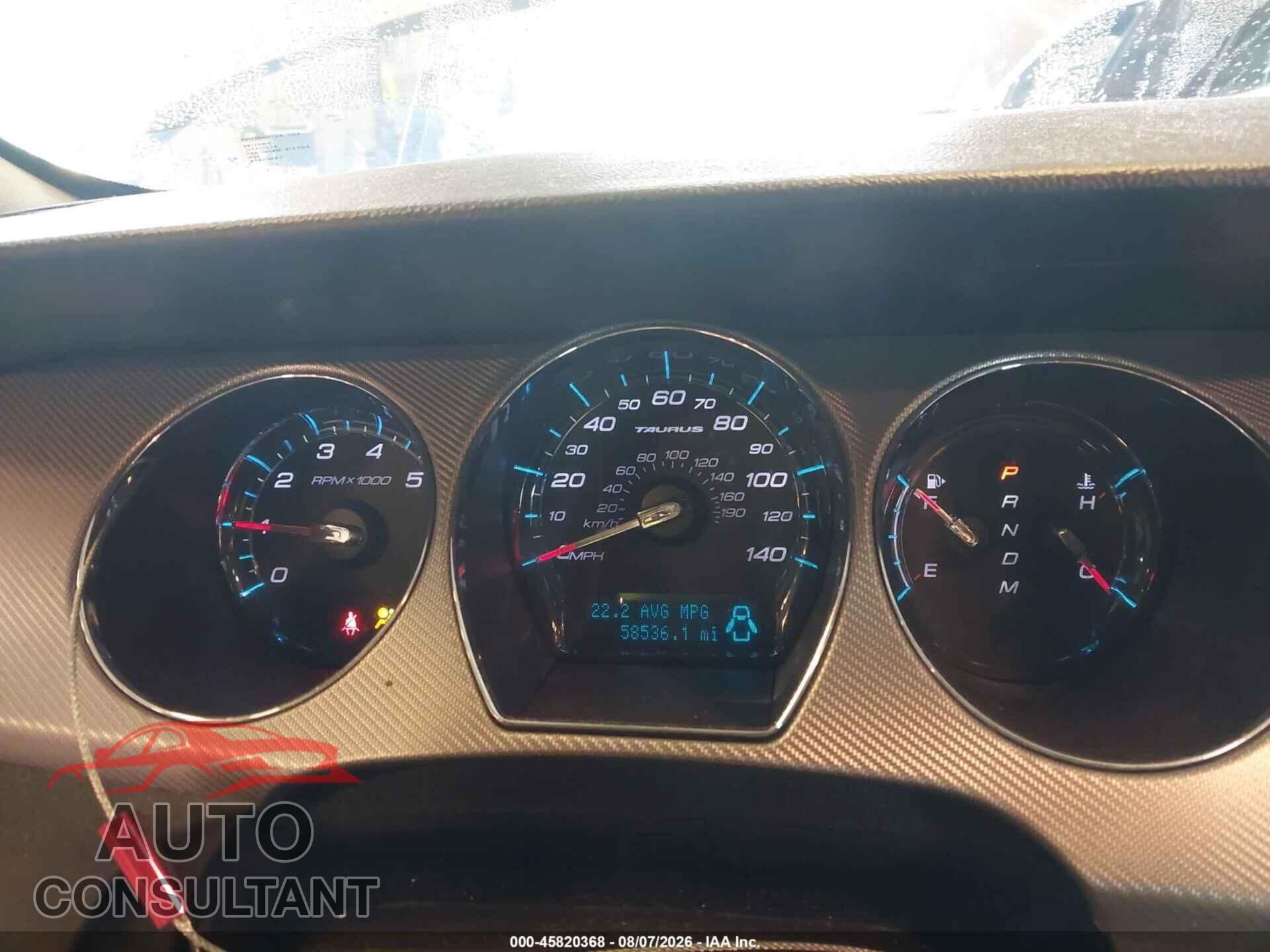 FORD TAURUS 2011 - 1FAHP2KT5BG182957