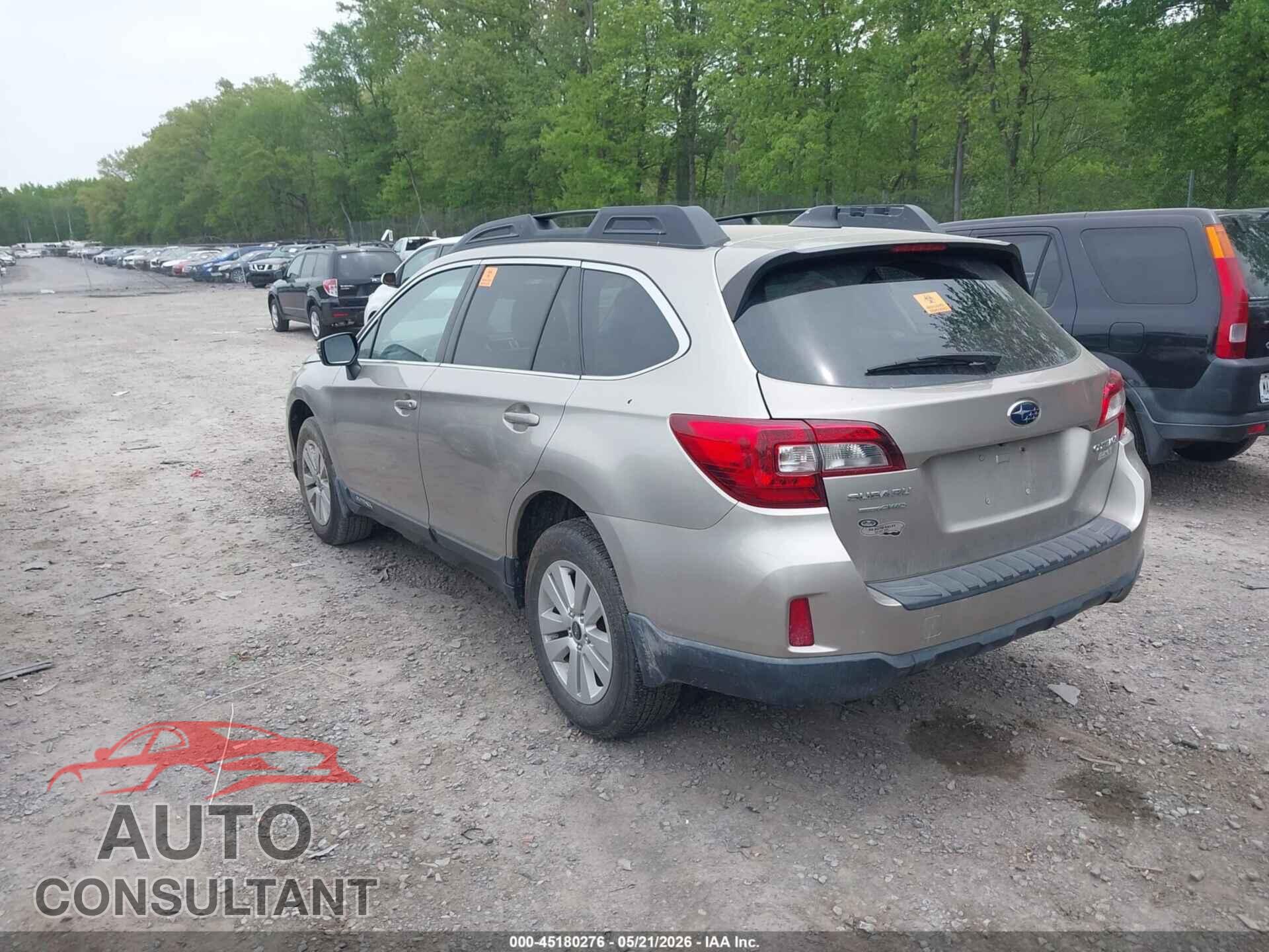 SUBARU OUTBACK 2017 - 4S4BSAFC6H3224549