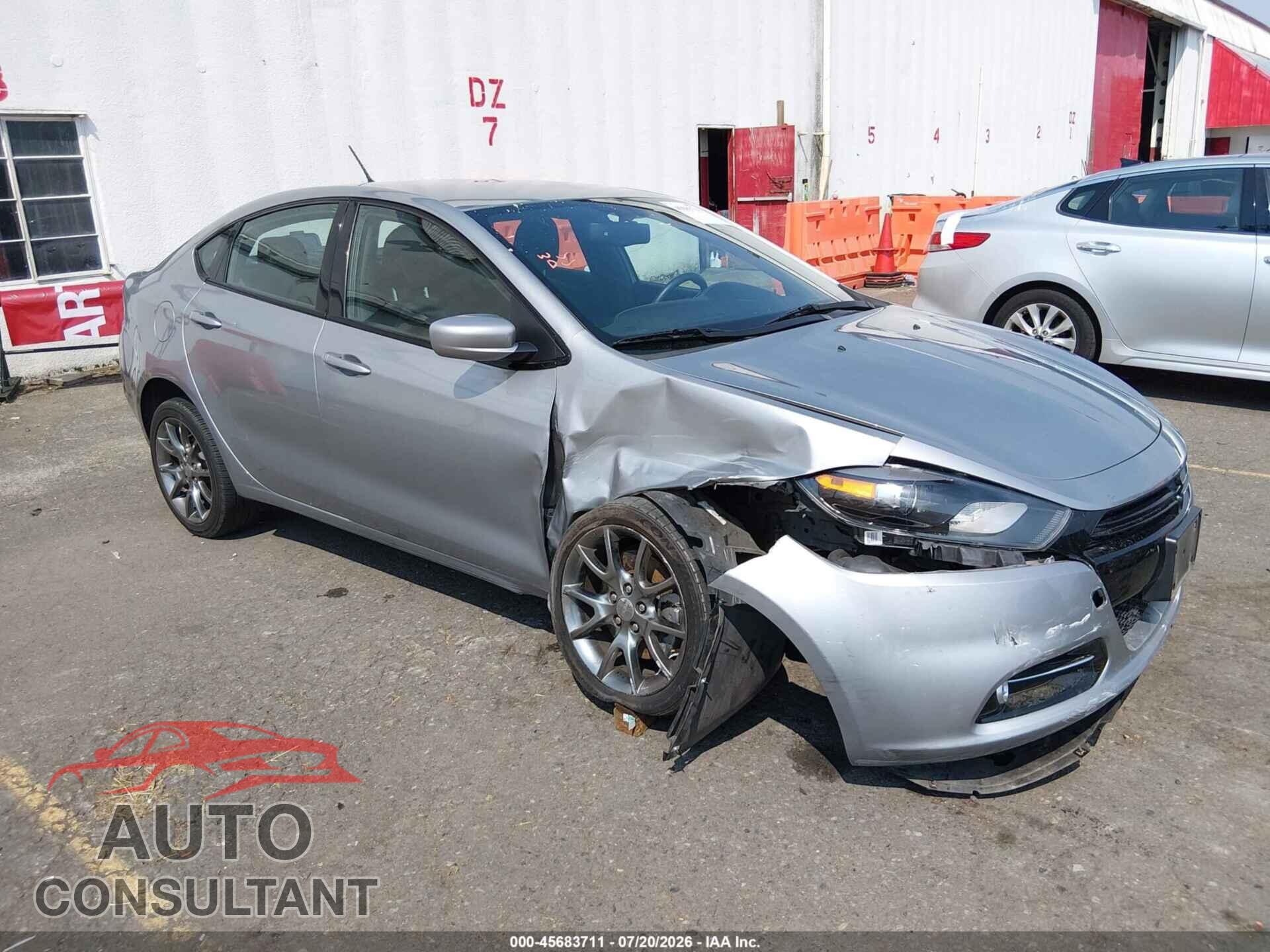 DODGE DART 2014 - 1C3CDFBB3ED861874