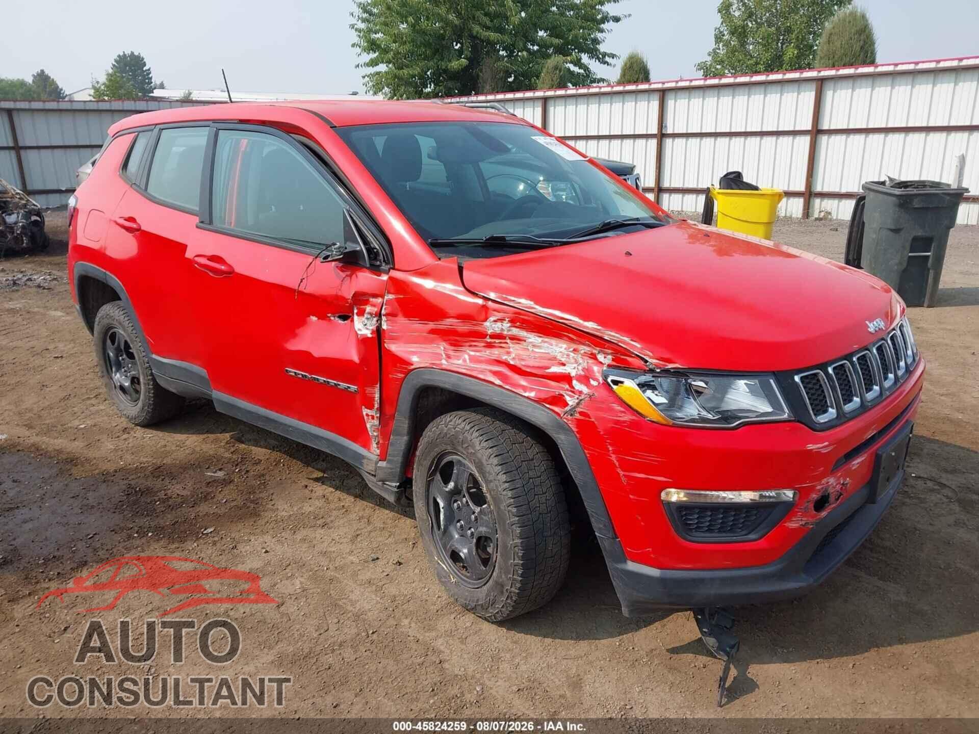 JEEP COMPASS 2019 - 3C4NJDAB3KT767552