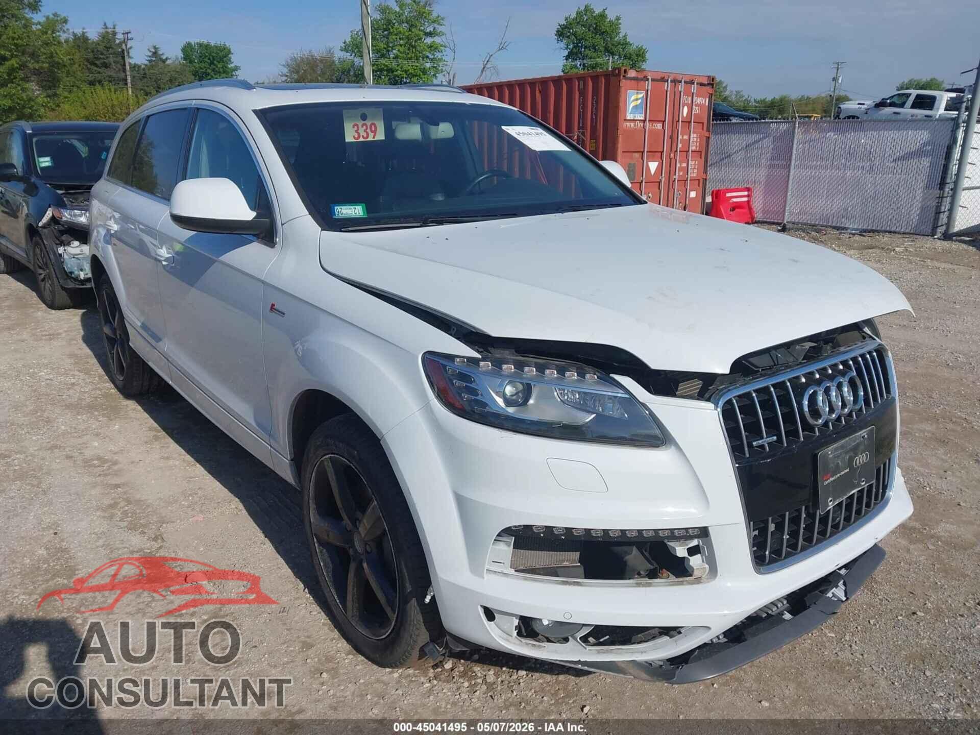 AUDI Q7 2015 - WA1DGAFEXFD009029