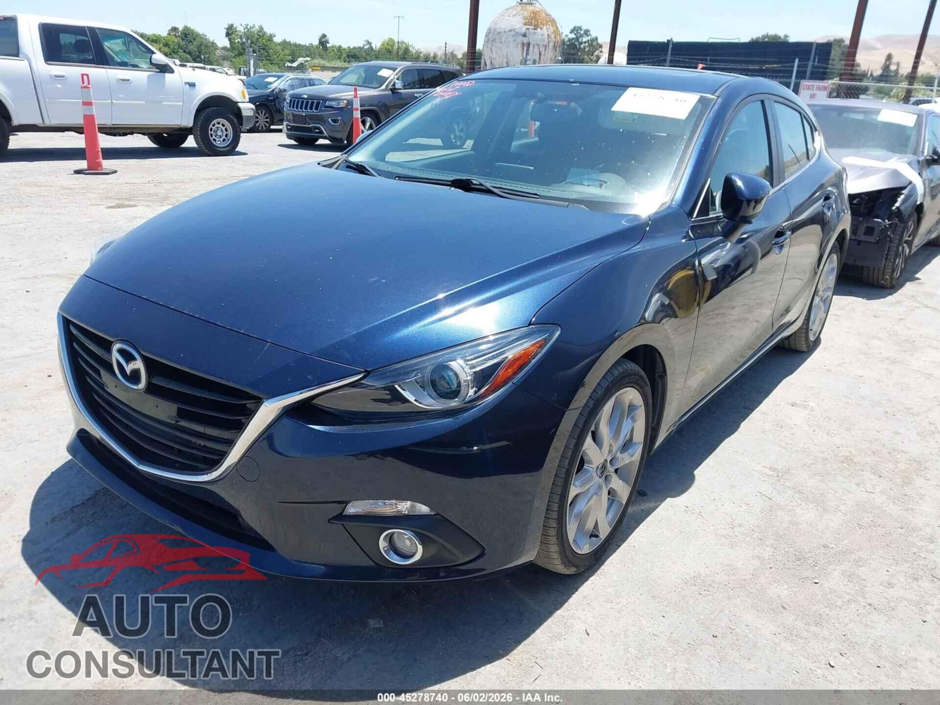 MAZDA MAZDA3 2014 - JM1BM1M36E1197989