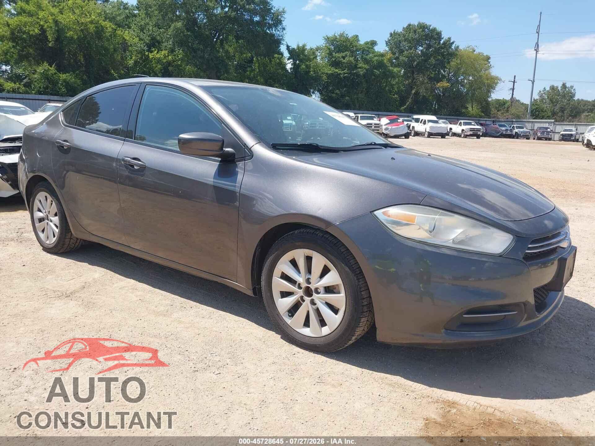 DODGE DART 2015 - 1C3CDFDH0FD151088
