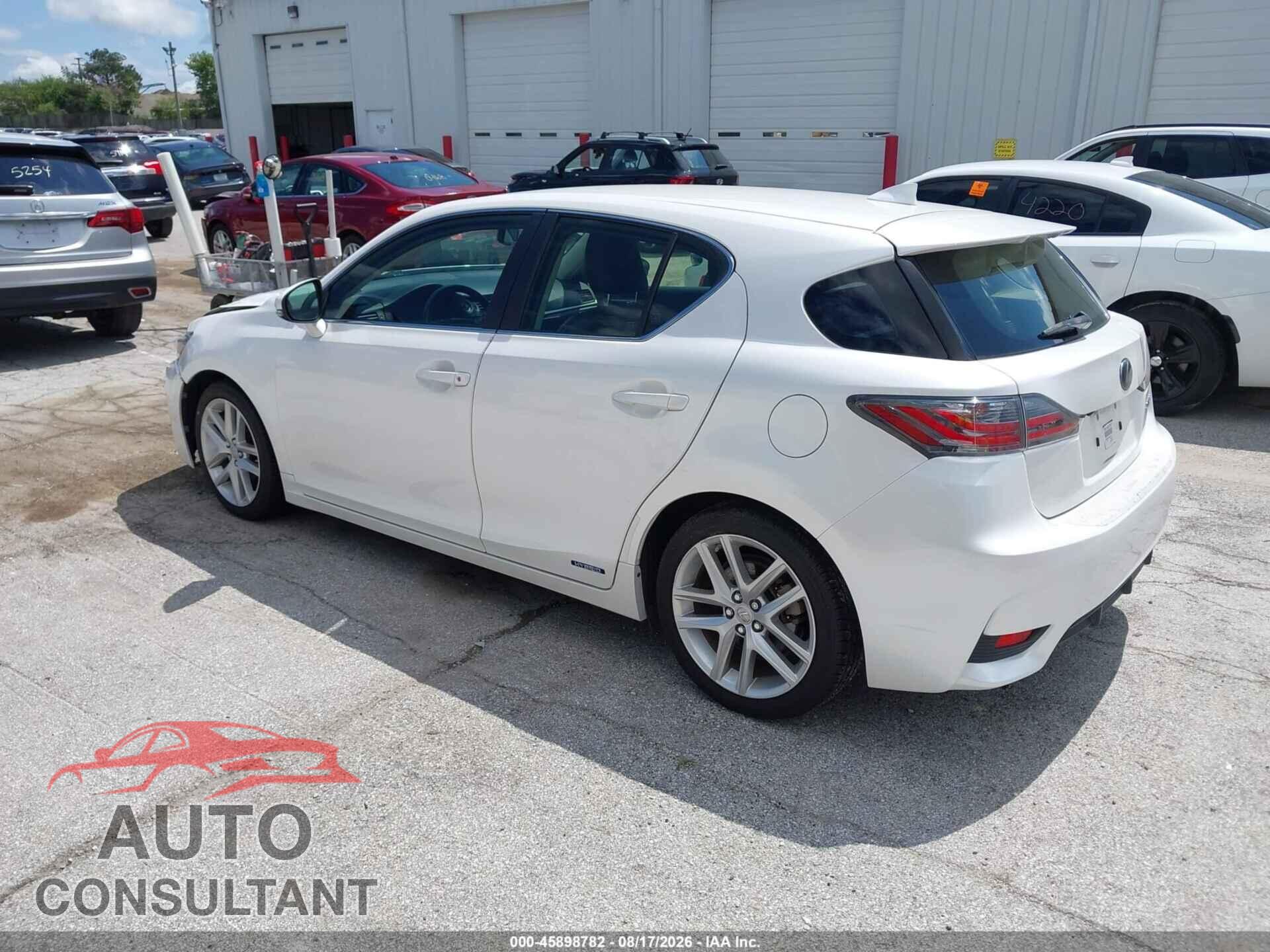 LEXUS CT 200H 2017 - JTHKD5BH2H2297560