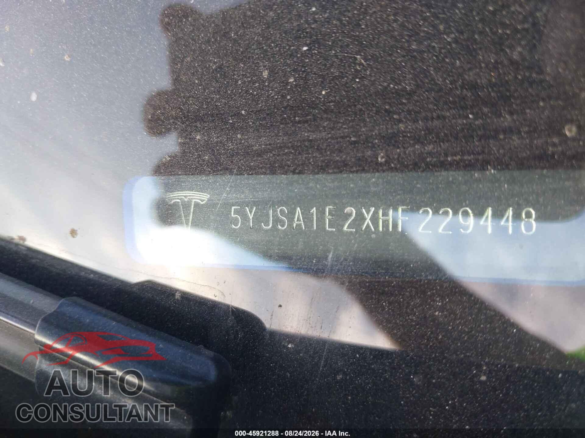 TESLA MODEL S 2017 - 5YJSA1E2XHF229448
