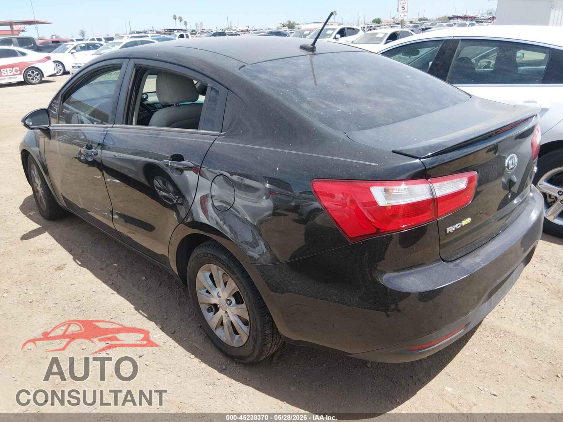 KIA RIO 2013 - KNADN4A36D6150035