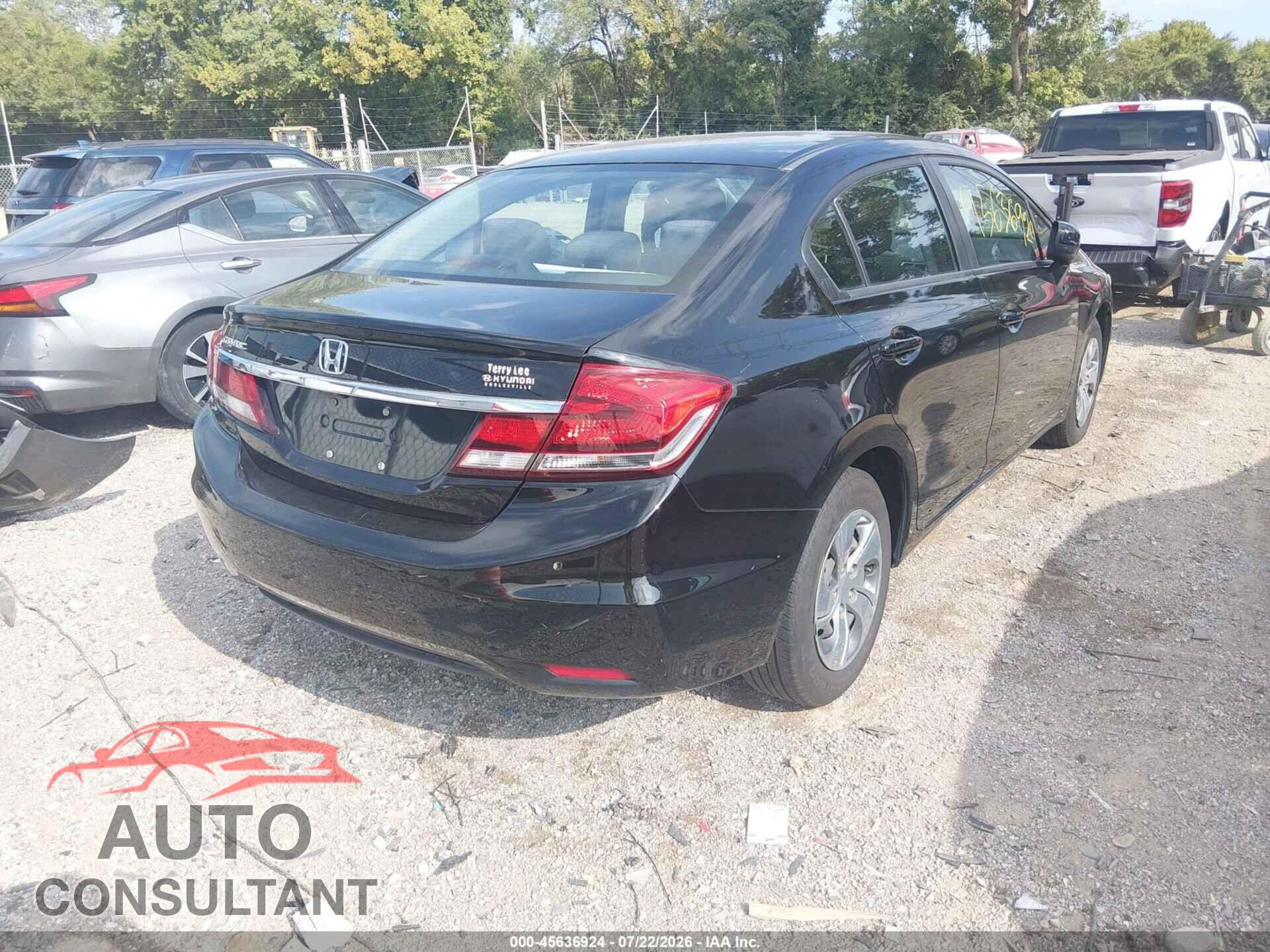 HONDA CIVIC 2014 - 2HGFB2F58EH558105