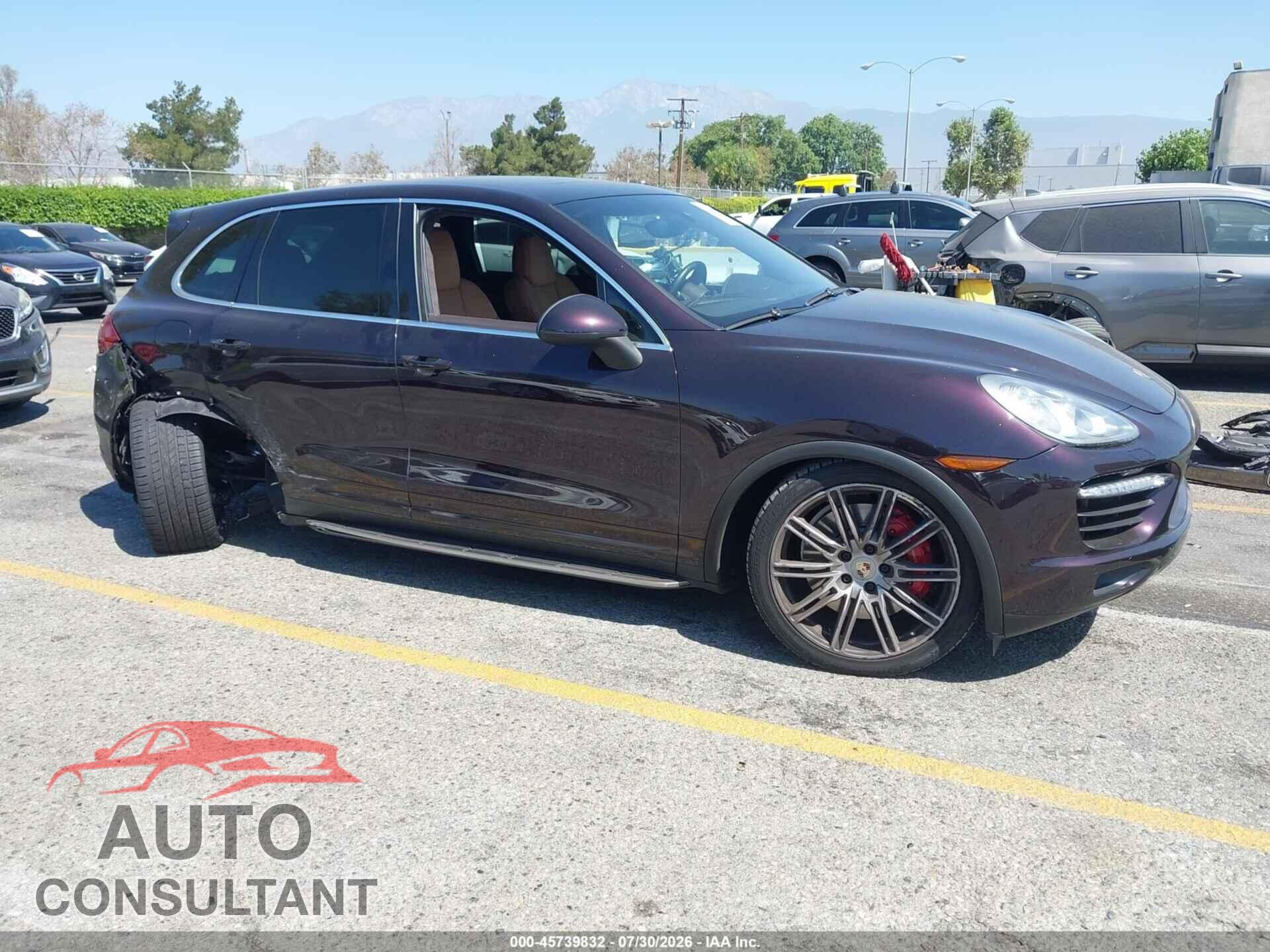PORSCHE CAYENNE 2012 - WP1AC2A21CLA83401