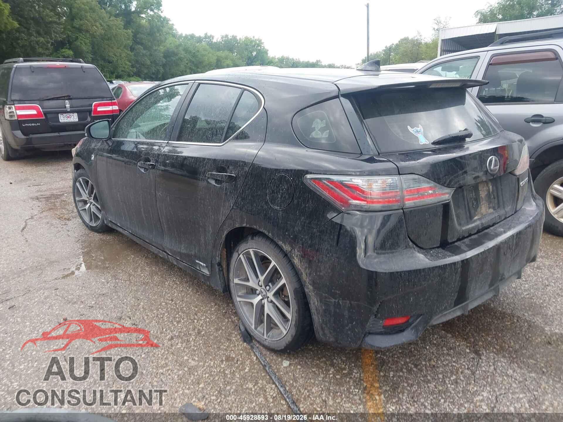 LEXUS CT 200H 2014 - JTHKD5BH4E2190991