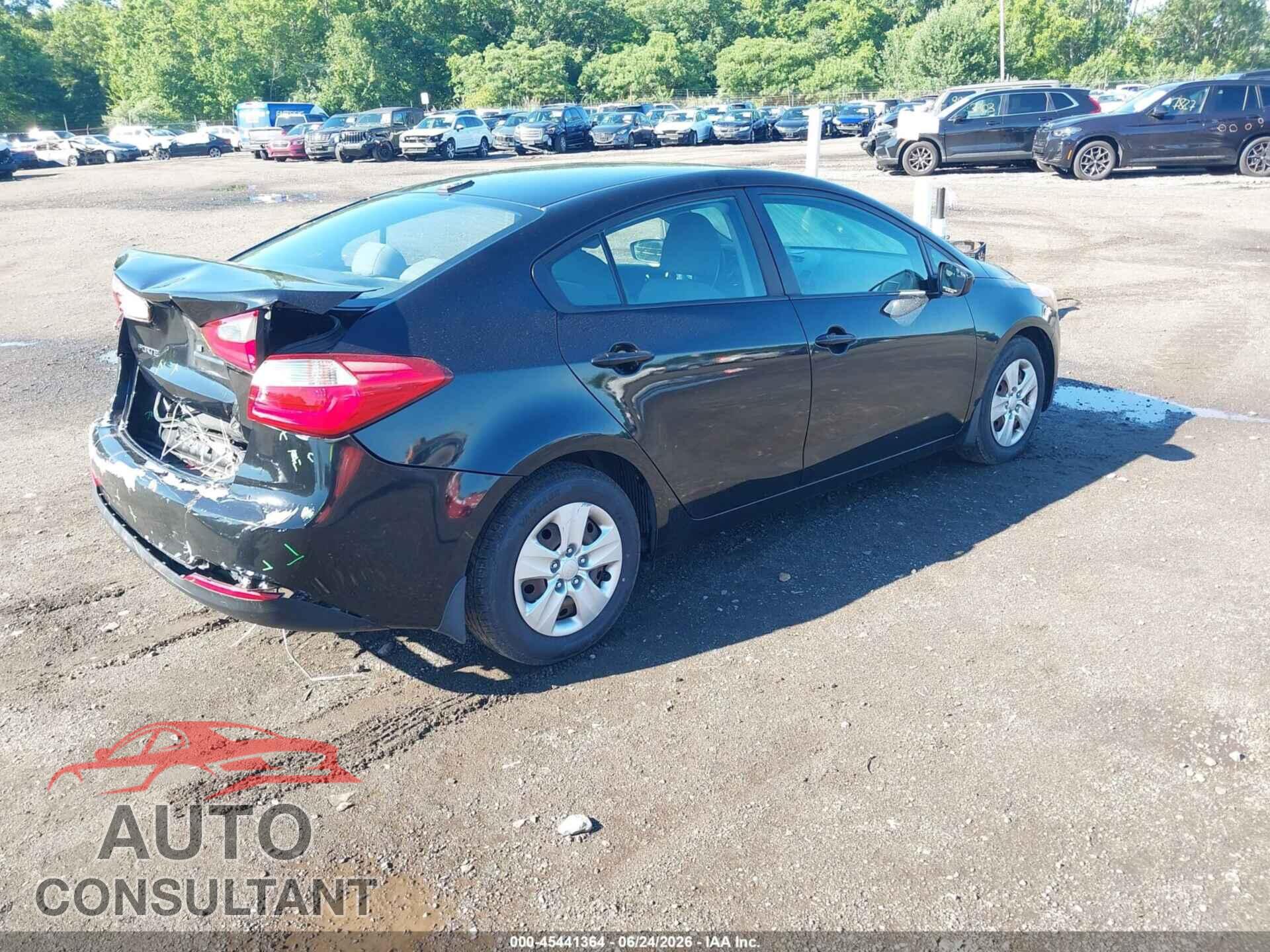 KIA FORTE 2016 - KNAFK4A68G5609362