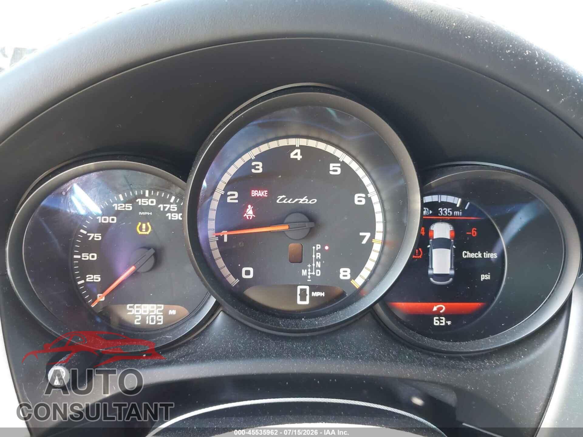 PORSCHE MACAN 2015 - WP1AF2A52FLB98367