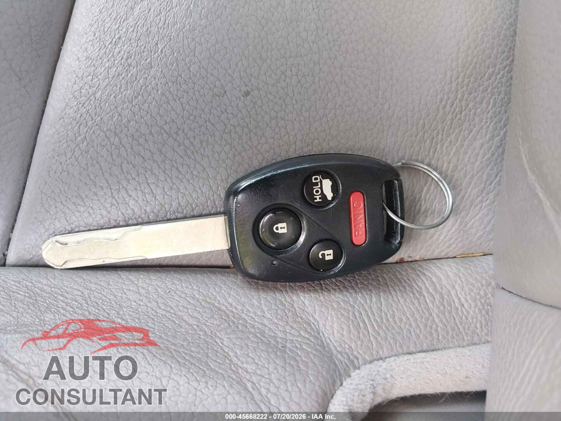 HONDA PILOT 2012 - 5FNYF3H96CB043530