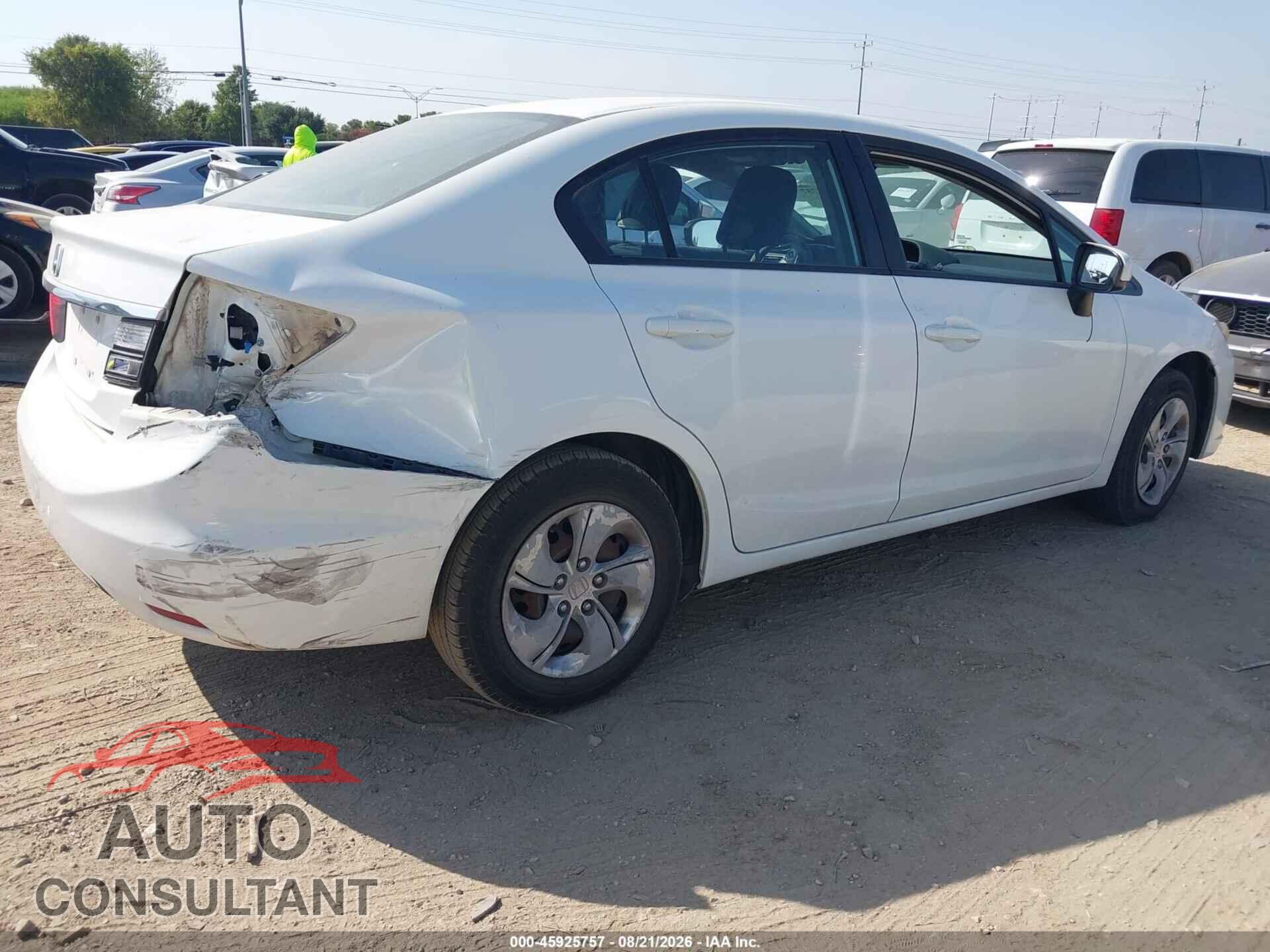 HONDA CIVIC 2014 - 19XFB2F51EE007721