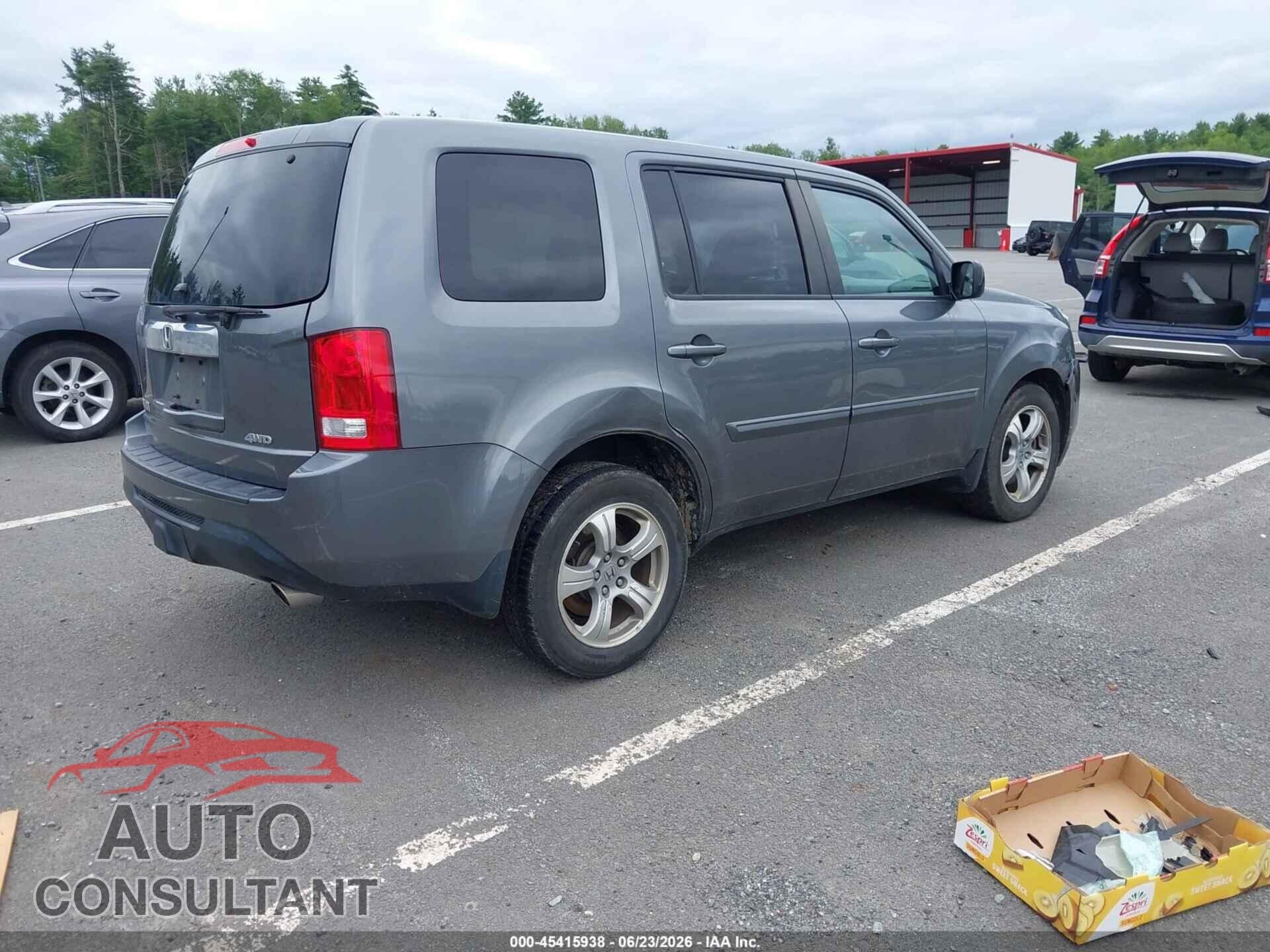 HONDA PILOT 2013 - 5FNYF4H64DB070383