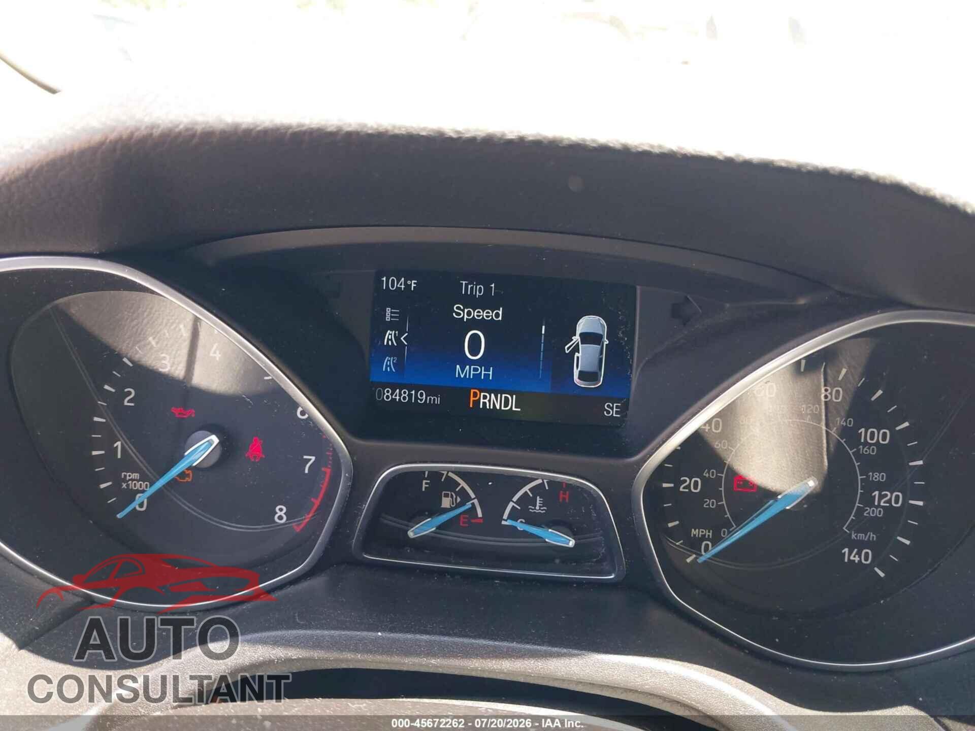 FORD FOCUS 2016 - 1FADP3K29GL213265