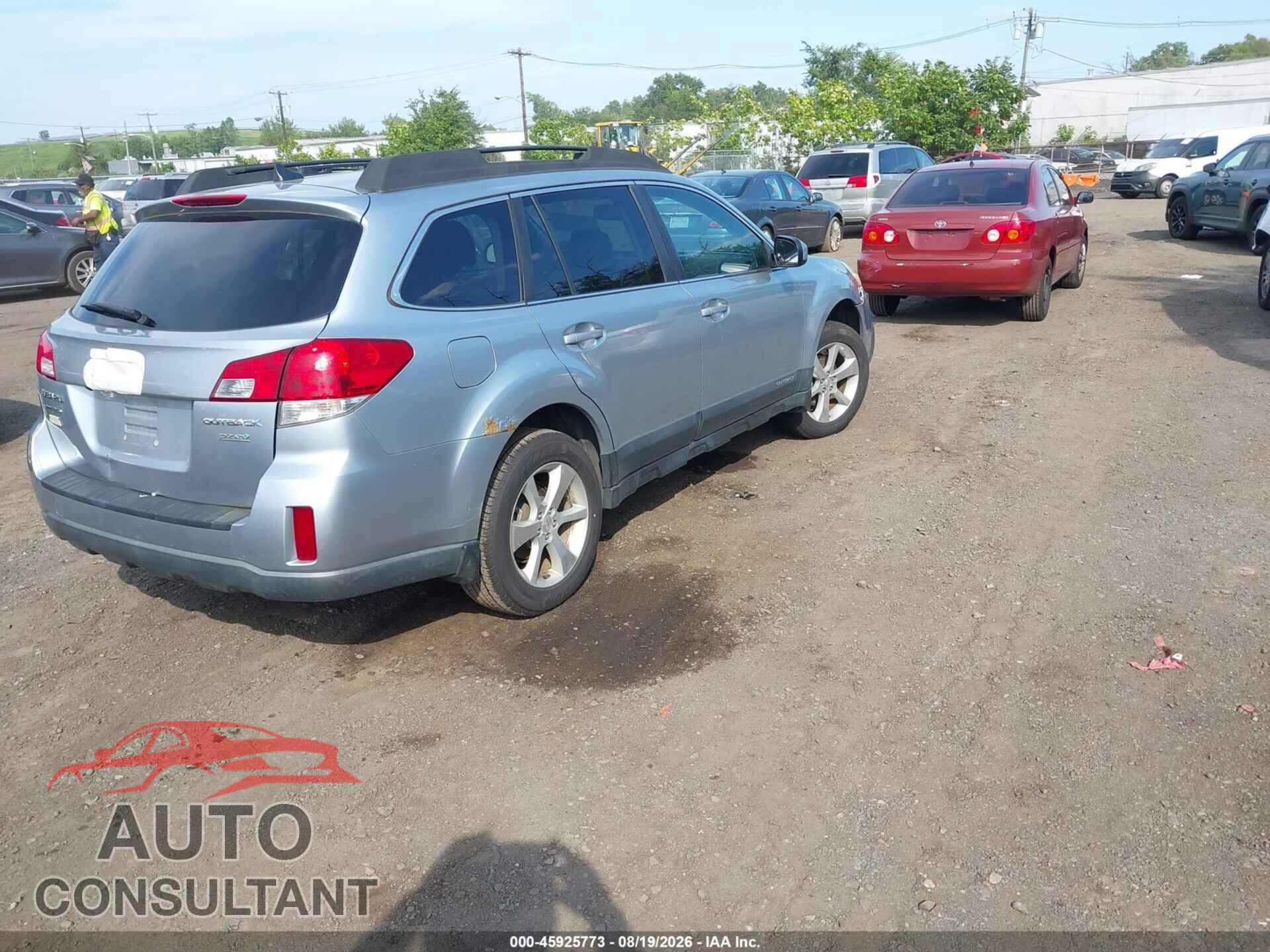 SUBARU OUTBACK 2014 - 4S4BRBLC7E3204523