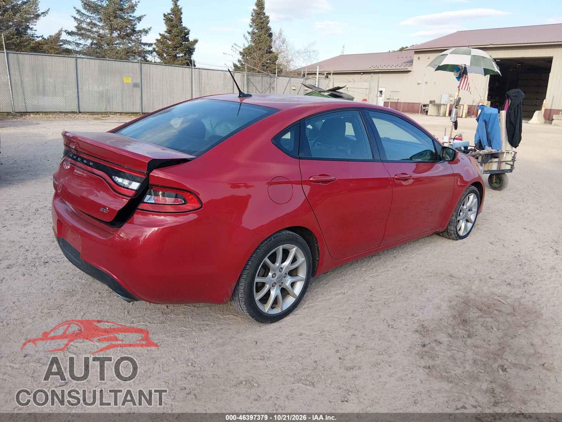 DODGE DART 2013 - 1C3CDFBAXDD342990