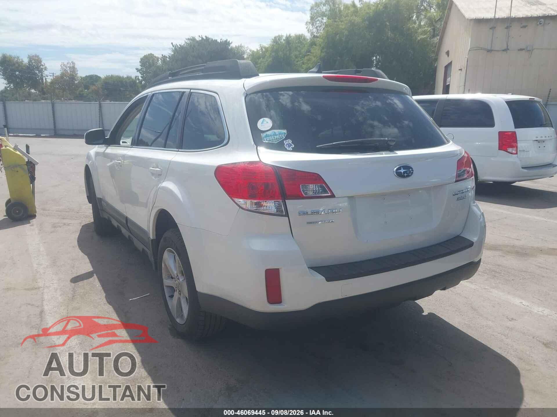 SUBARU OUTBACK 2014 - 4S4BRBCC0E3312403