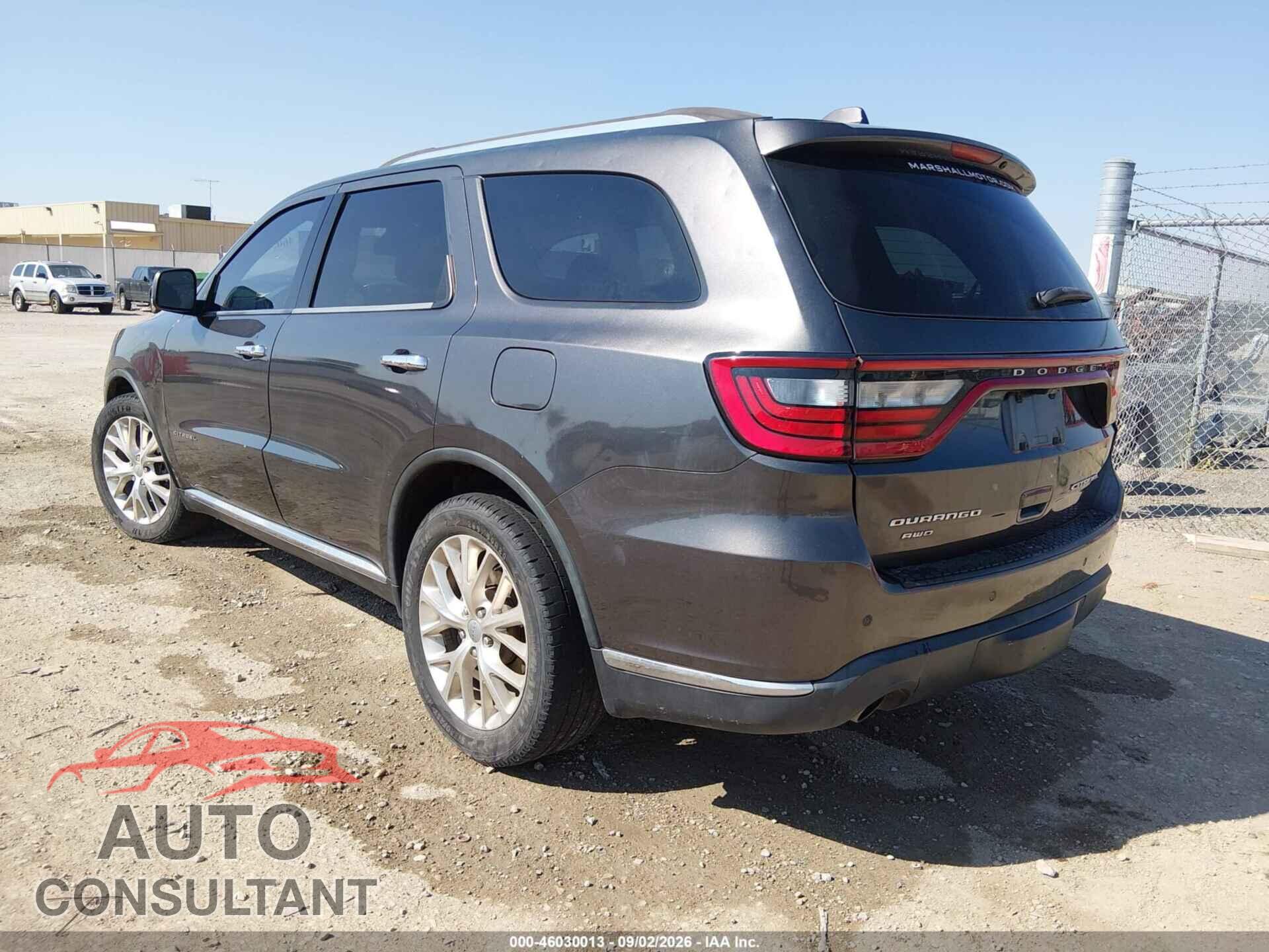 DODGE DURANGO 2014 - 1C4RDJEG6EC973591