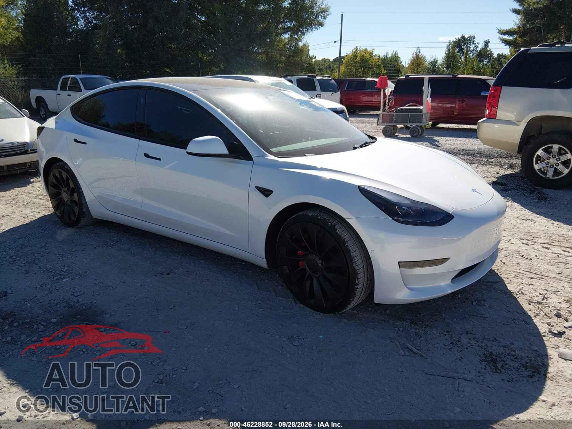 TESLA MODEL 3 2022 - 5YJ3E1EC3NF315293