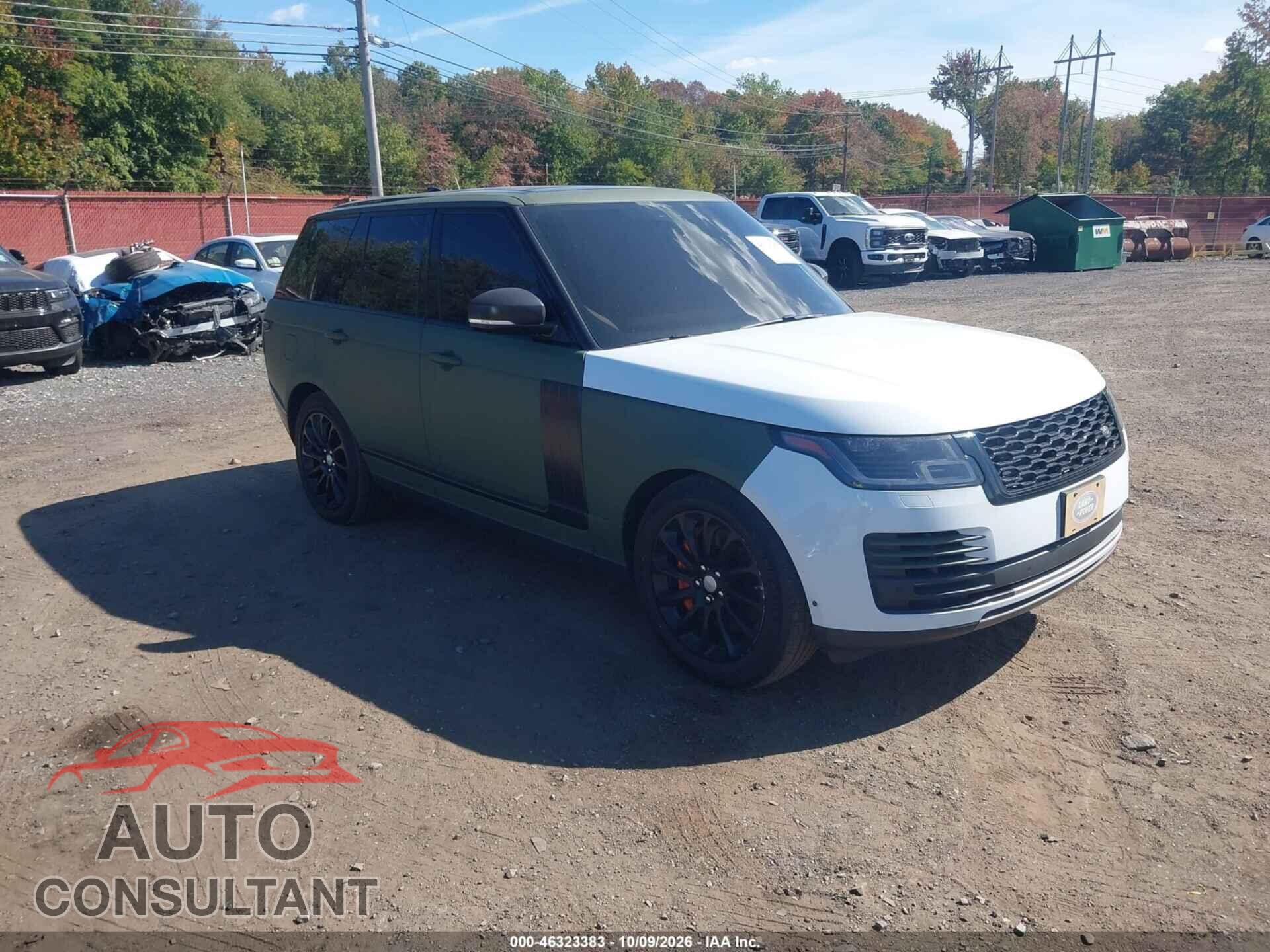 LAND ROVER RANGE ROVER 2019 - SALGS2SV2KA540873