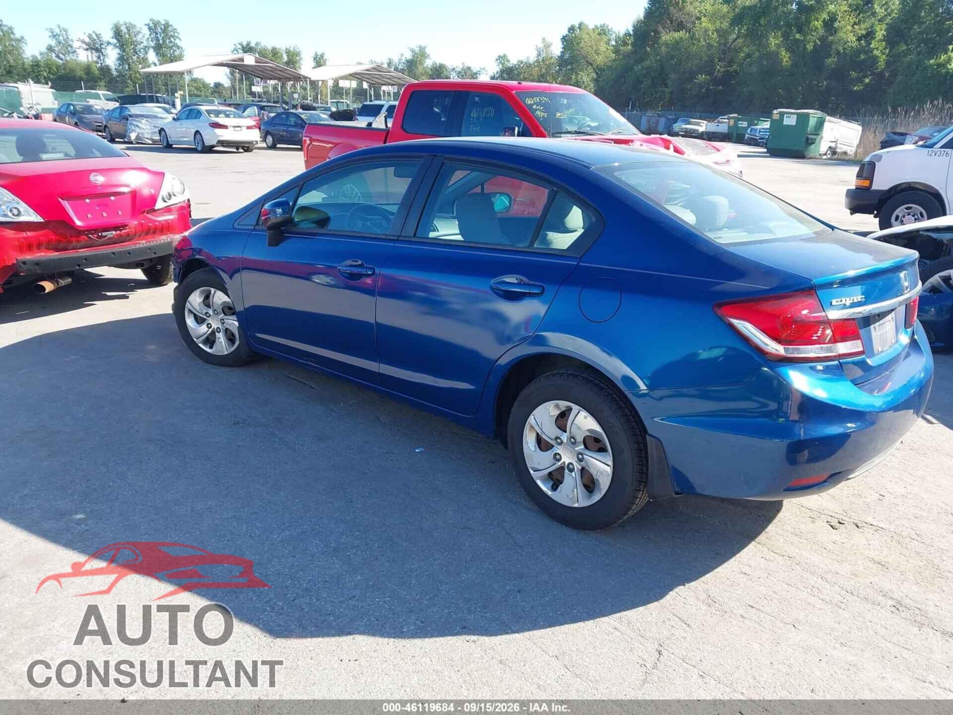 HONDA CIVIC 2014 - 2HGFB2F55EH501439