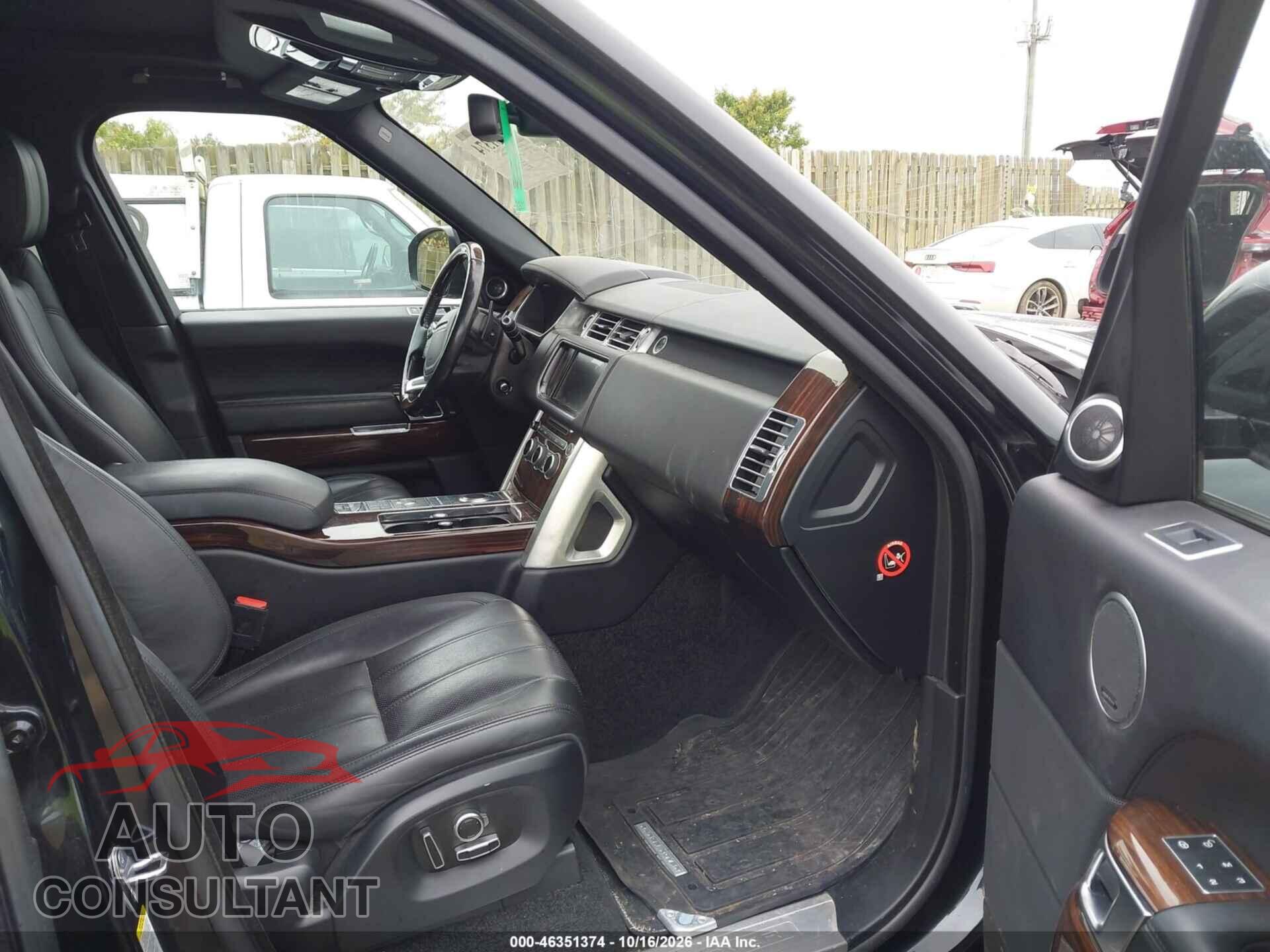 LAND ROVER RANGE ROVER 2016 - SALGS2EF8GA257003