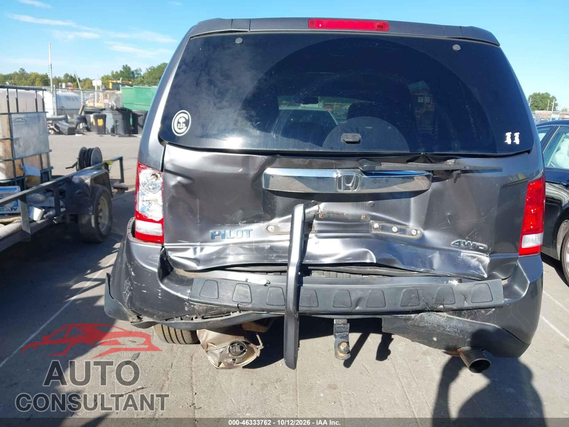 HONDA PILOT 2012 - 5FNYF4H73CB058894