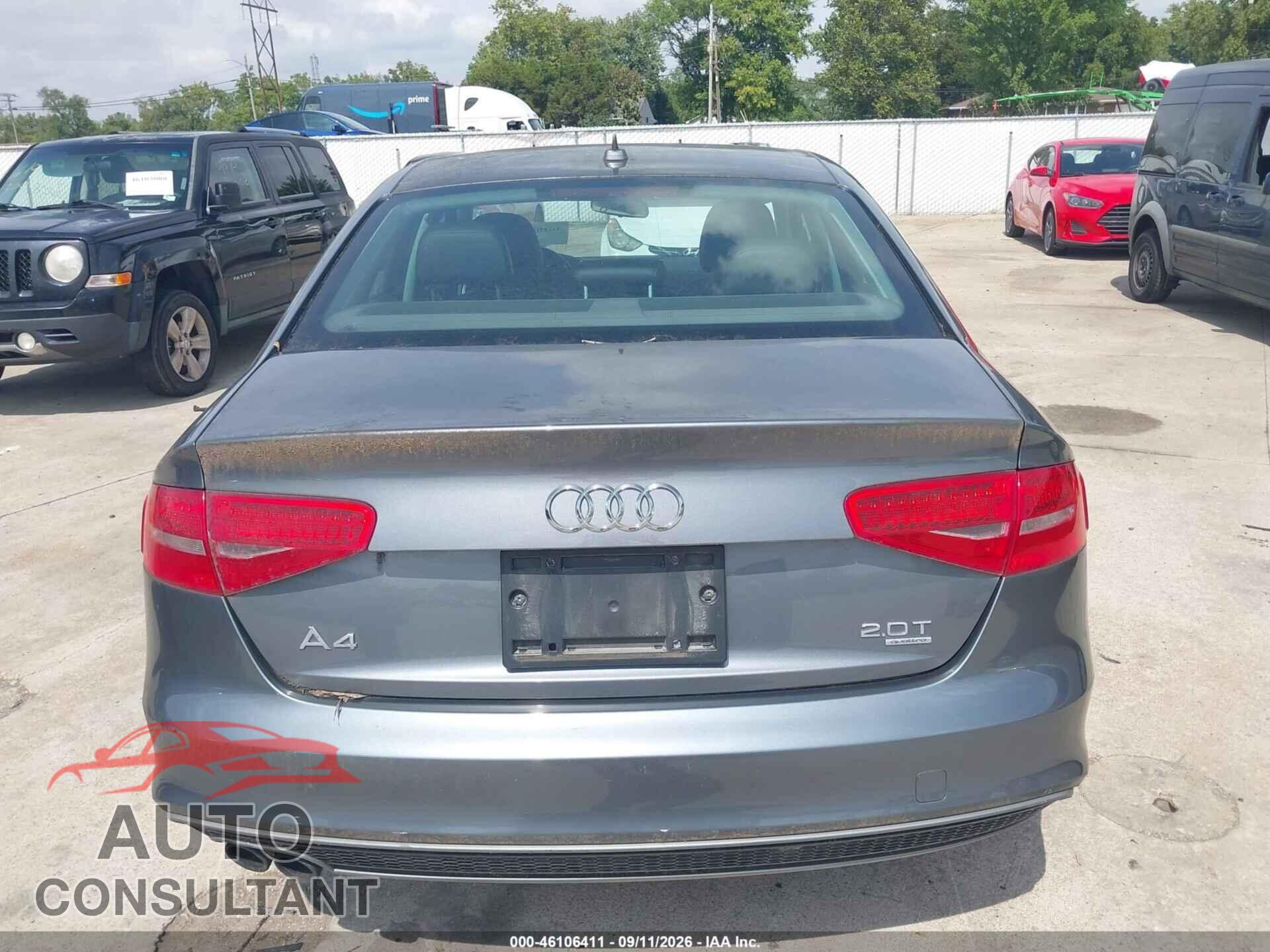AUDI A4 2014 - WAUBFAFL0EA052743