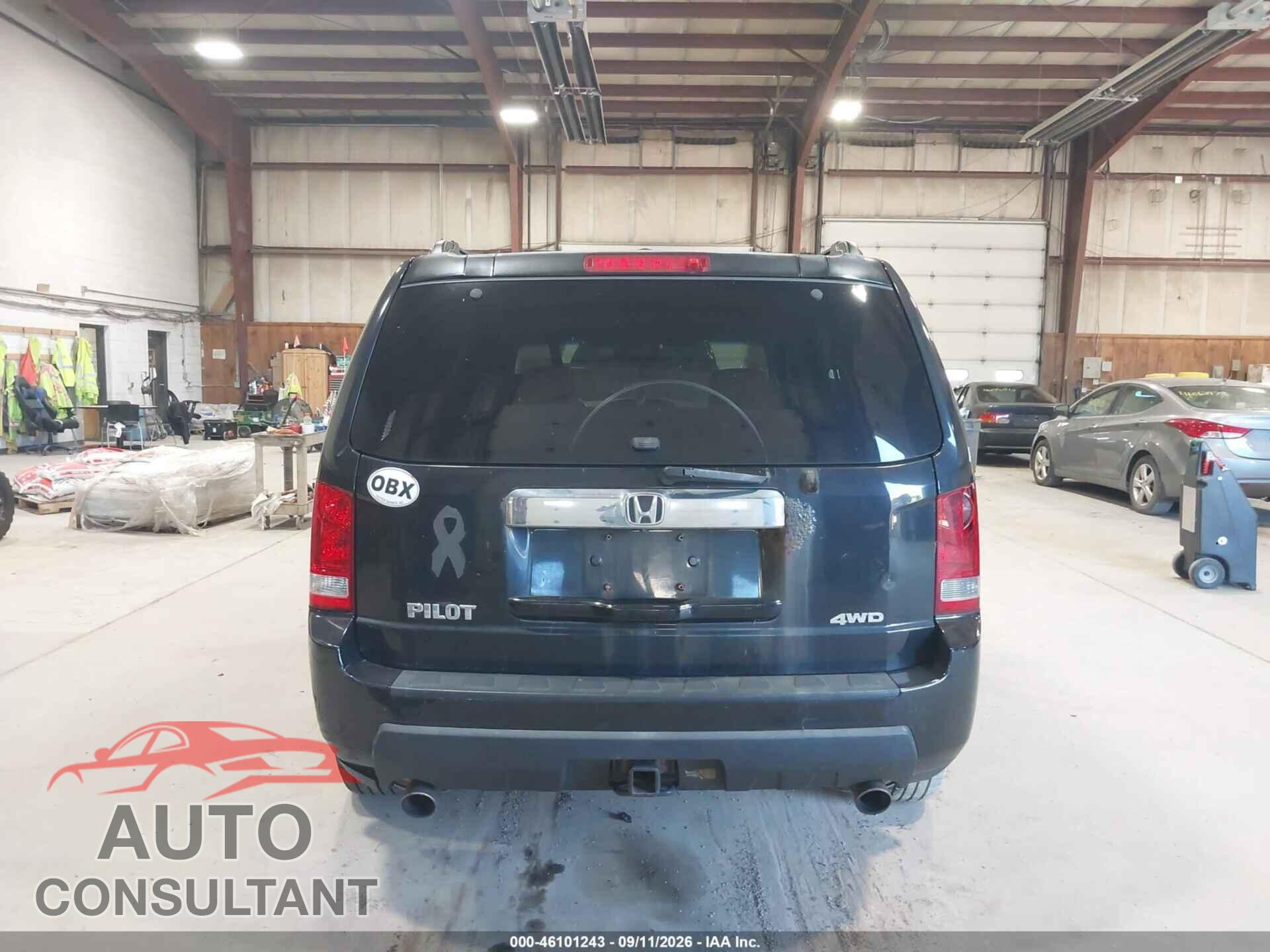 HONDA PILOT 2011 - 5FNYF4H52BB014804