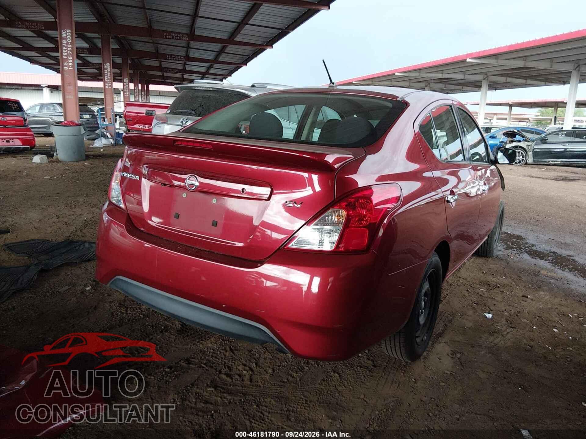 NISSAN VERSA 2019 - 3N1CN7AP3KL856551