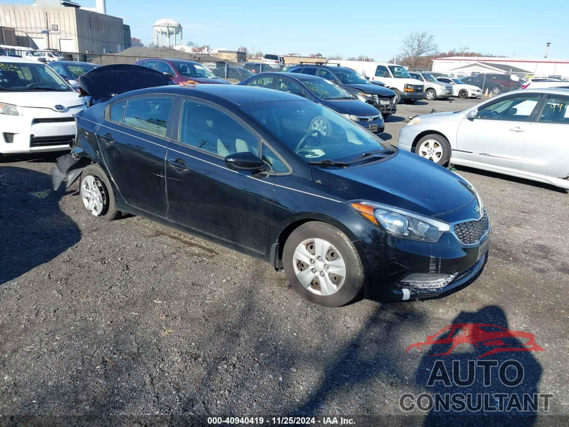 KIA FORTE 2016 - KNAFK4A65G5474972