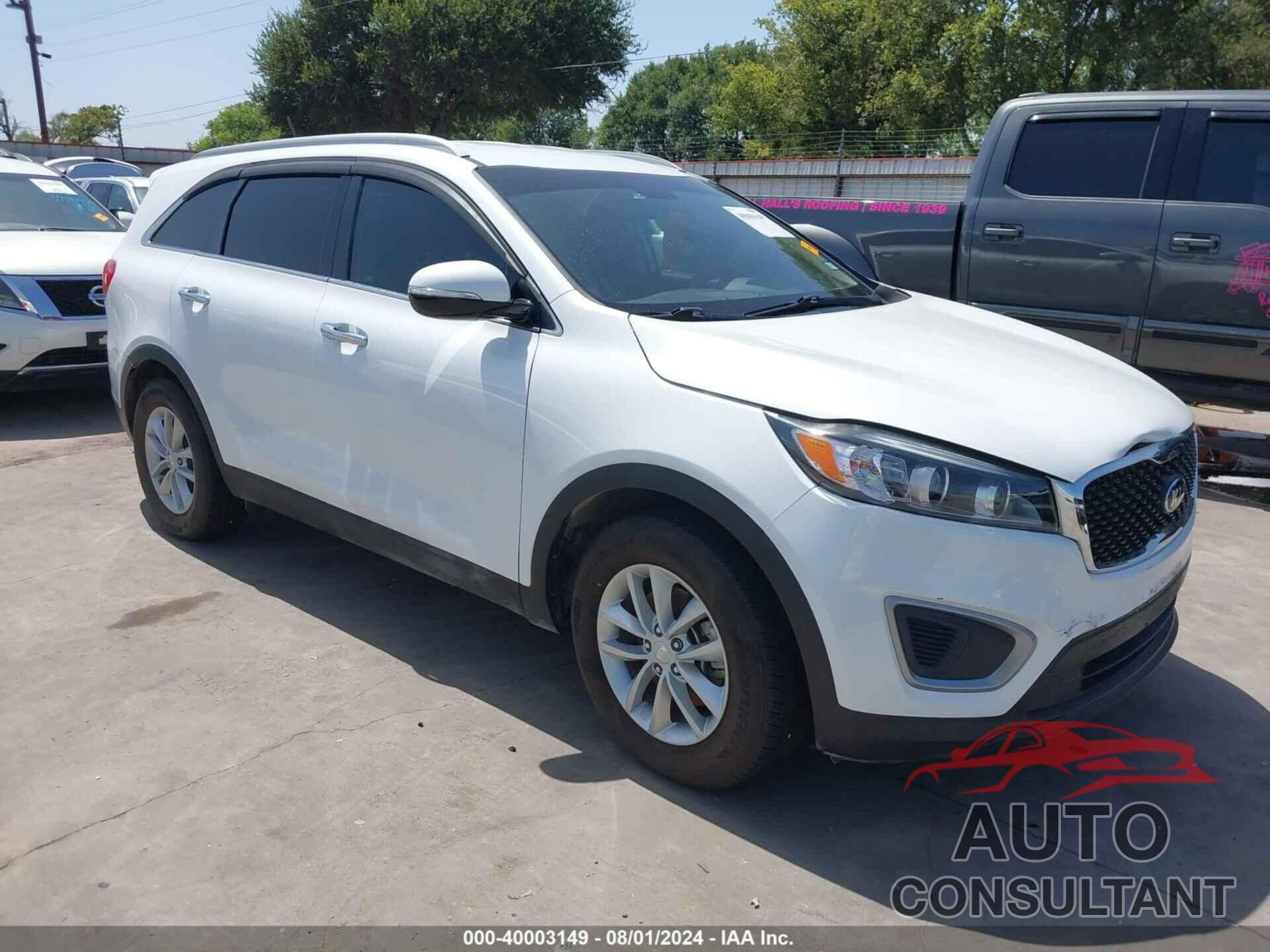 KIA SORENTO 2017 - 5XYPG4A58HG189305