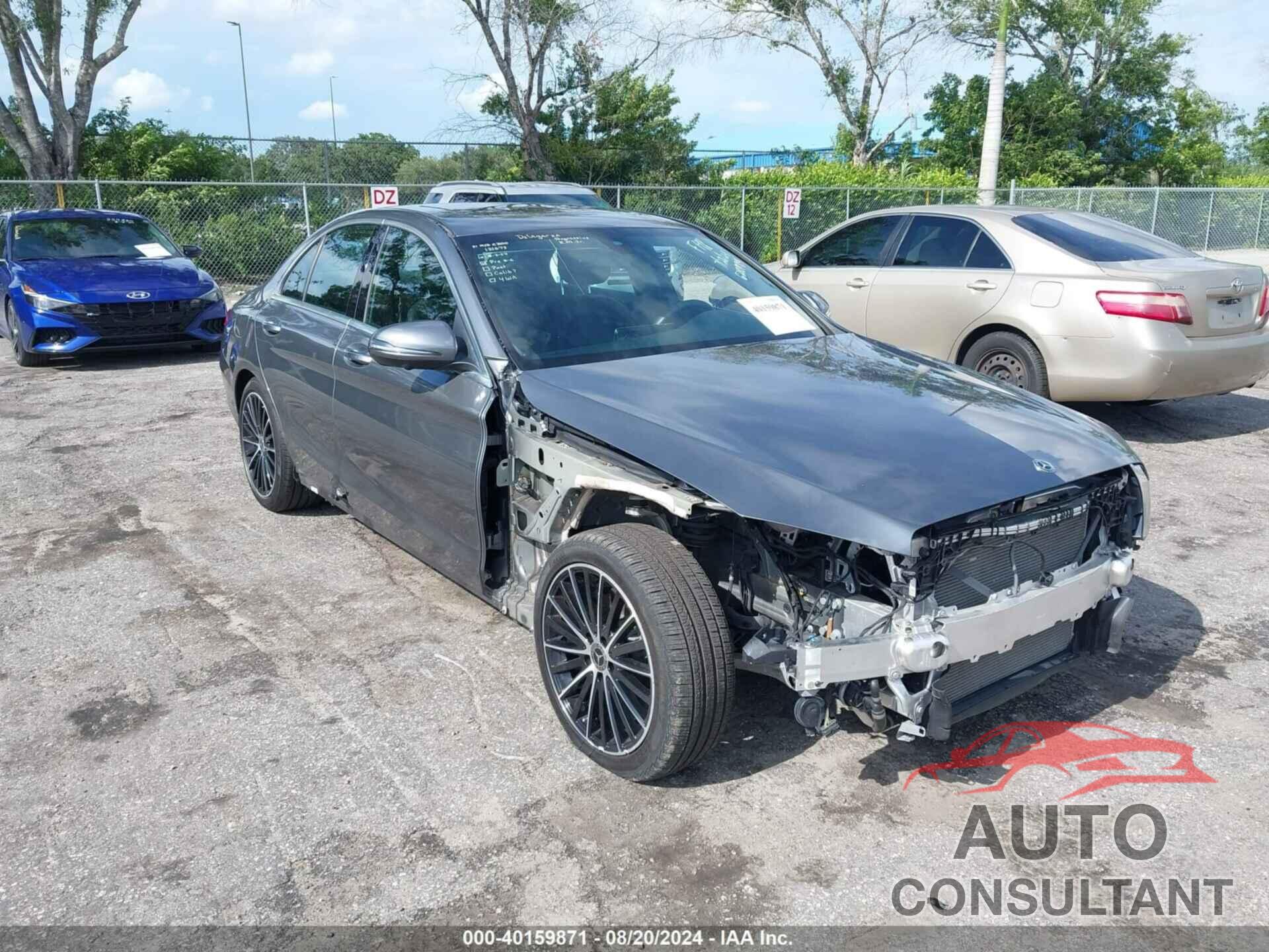 MERCEDES-BENZ C 300 2021 - W1KWF8DB3MR620884