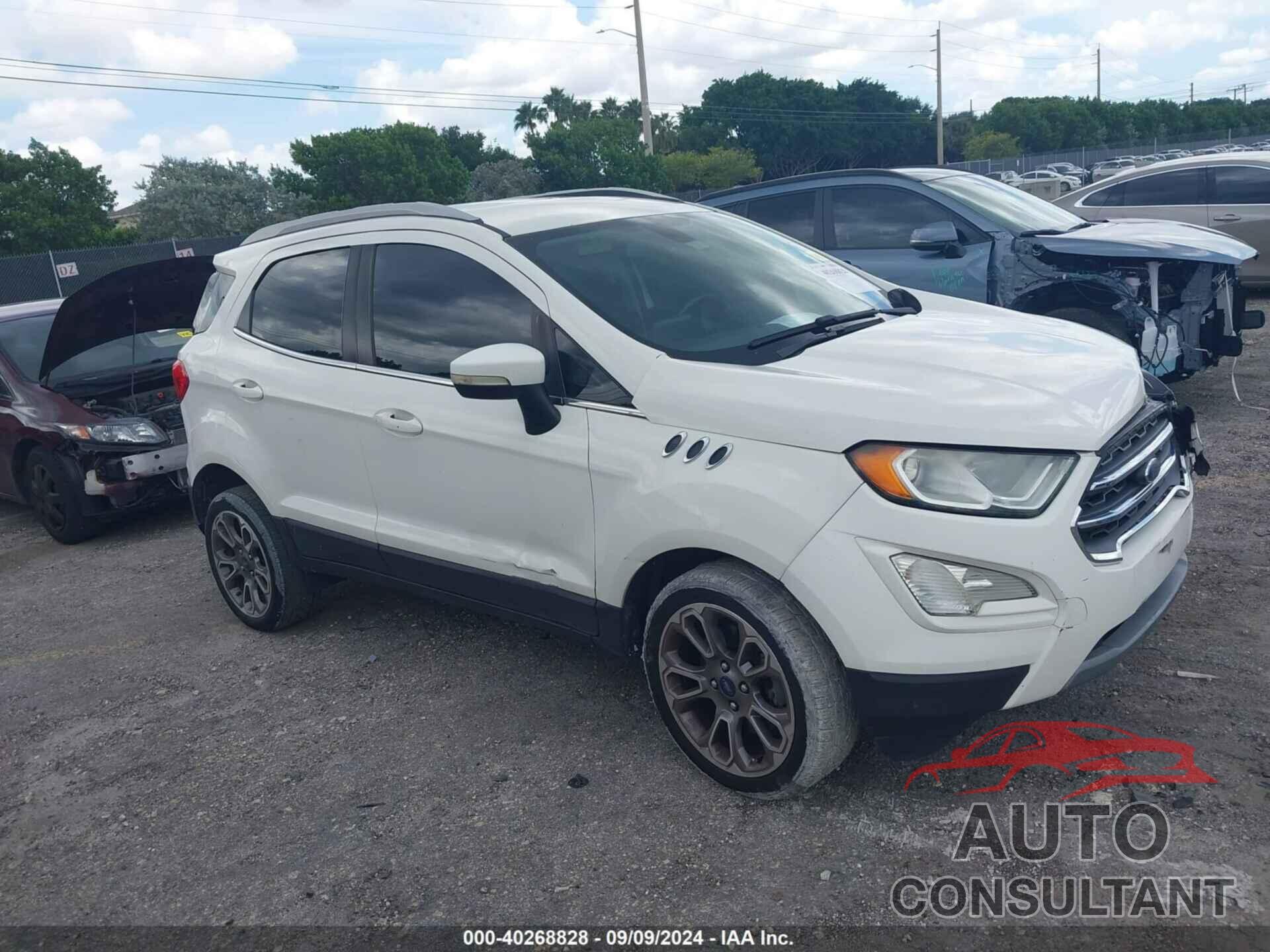 FORD ECOSPORT 2018 - MAJ6P1WL8JC198684